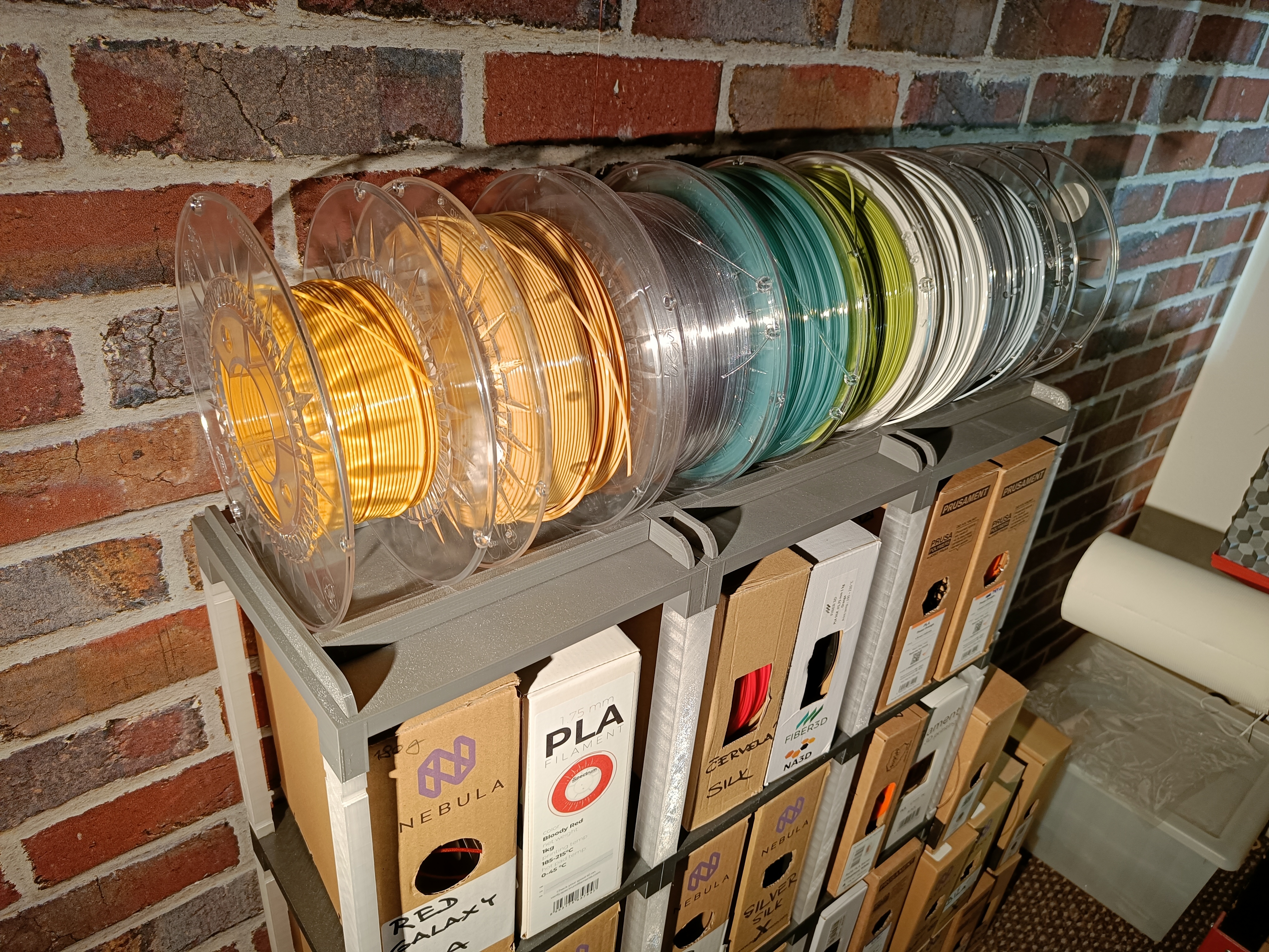 Filament shelf, Regál na filament