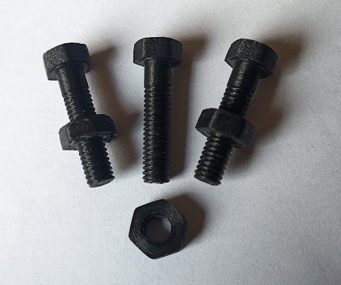 3D printable M5 Hex Screw and Nut - photo 2