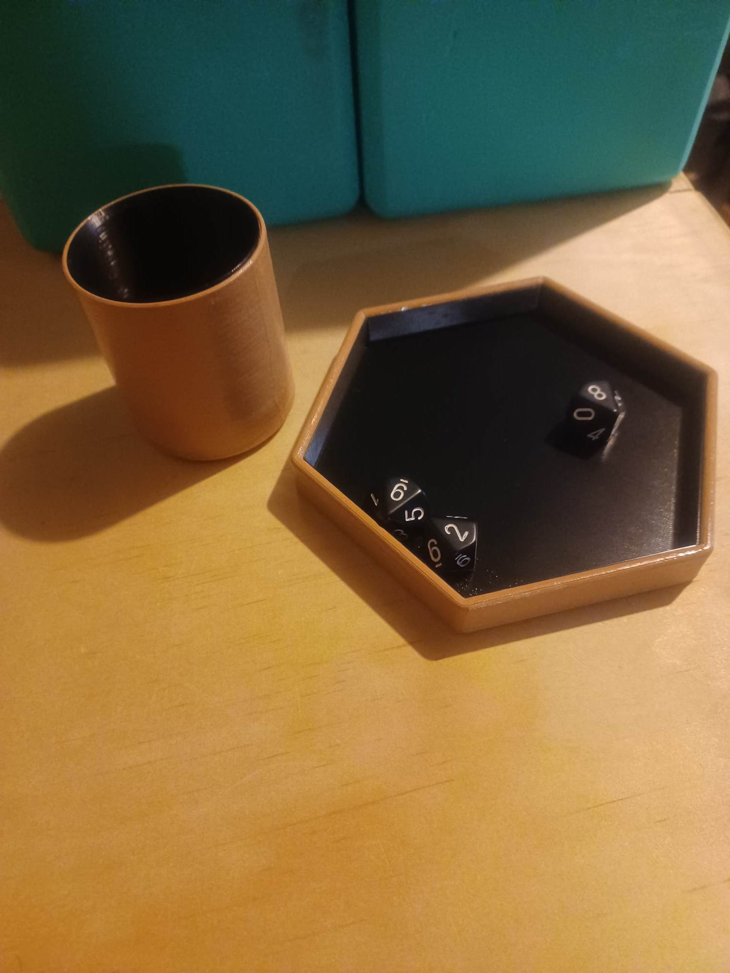 WoodenTPU Dice tray and Cup (Yet another hexagonal dice tray) - photo 2
