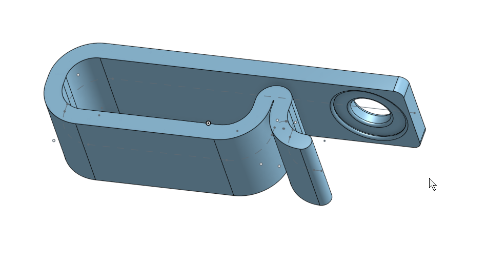 Cable Clip Remix - Bigger Screw Hole