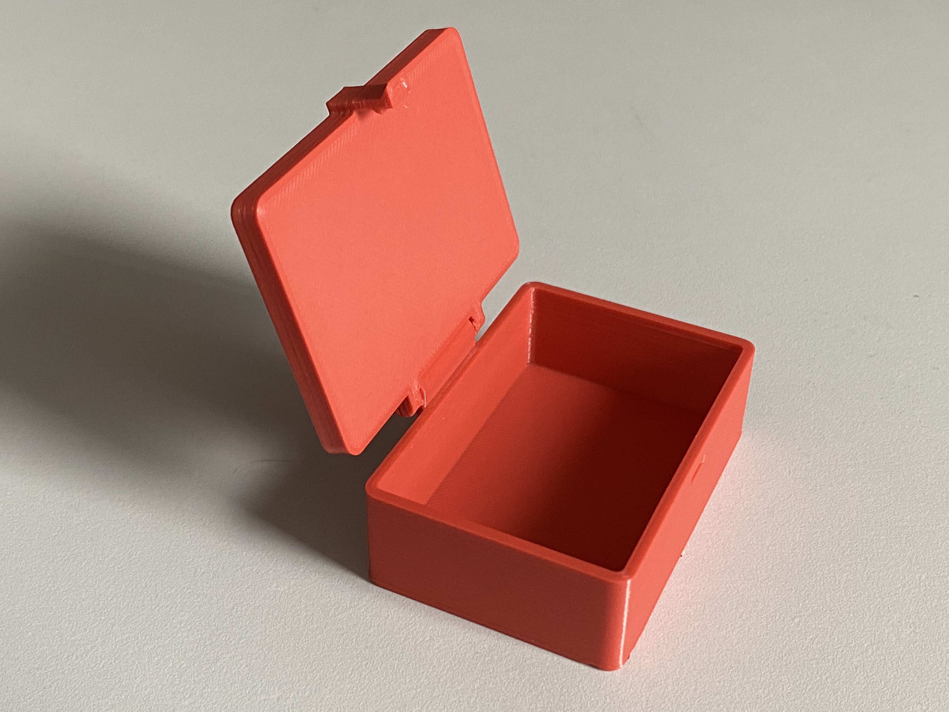 Parametric storage box with printed hinge - photo 4