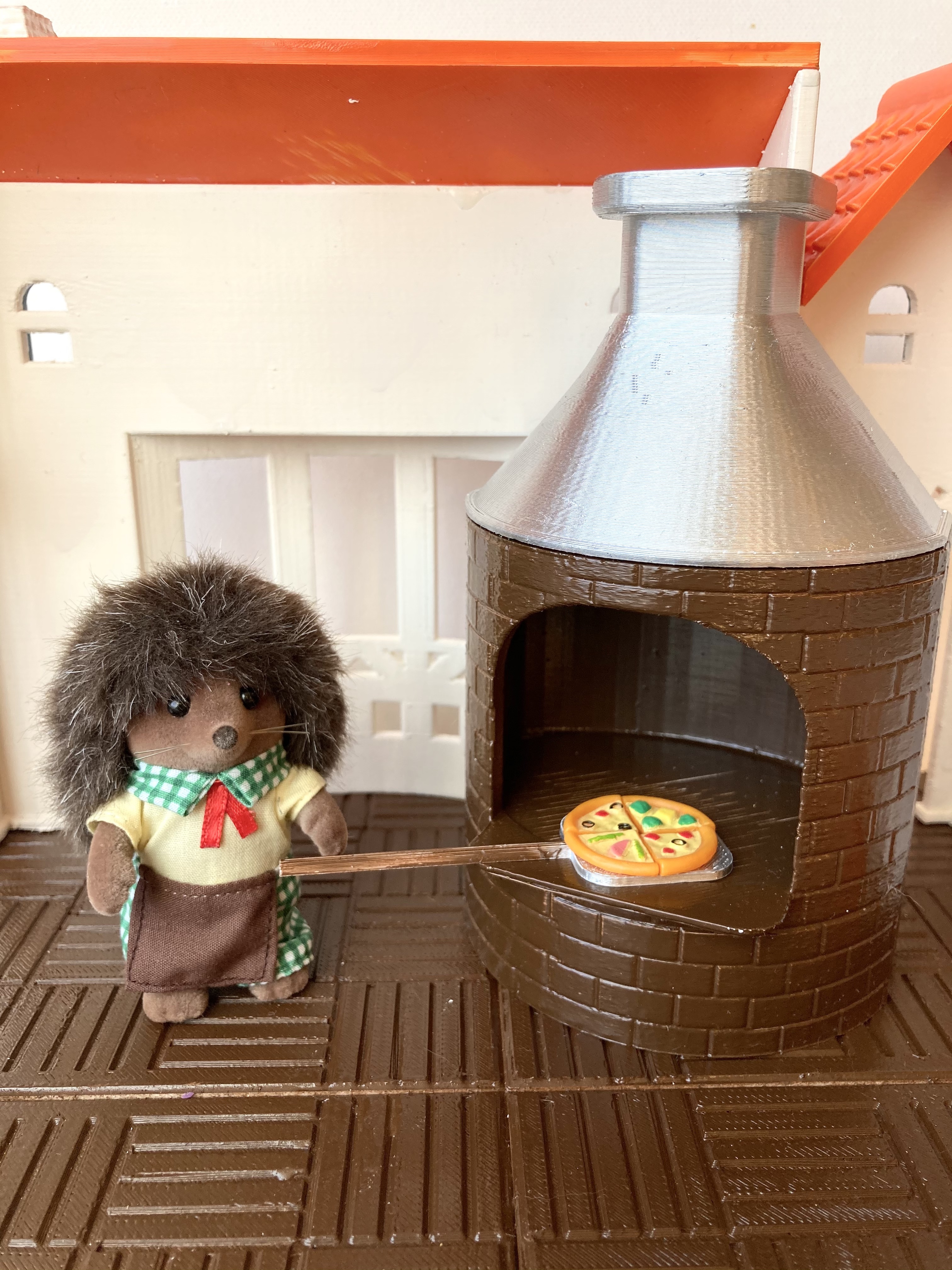 Textured pizzeria toy house with oven - photo 2