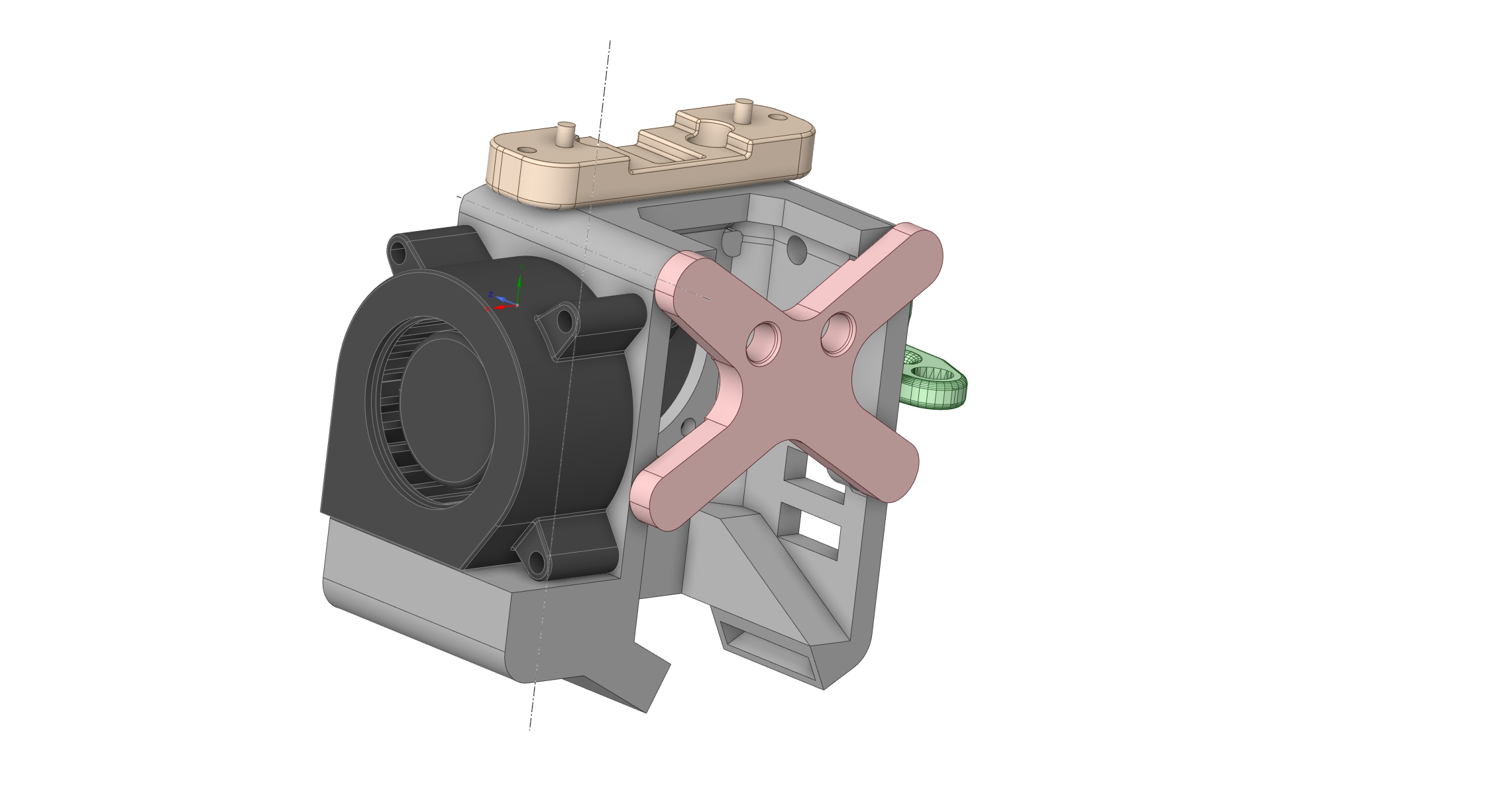 Ender 6 - 4020 Part Cooling Fan Duct  with Magnetic Mount 11 min Benchy - photo 4
