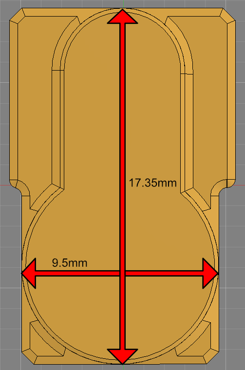 Keyhole Hanger (Negative Part) - photo 3