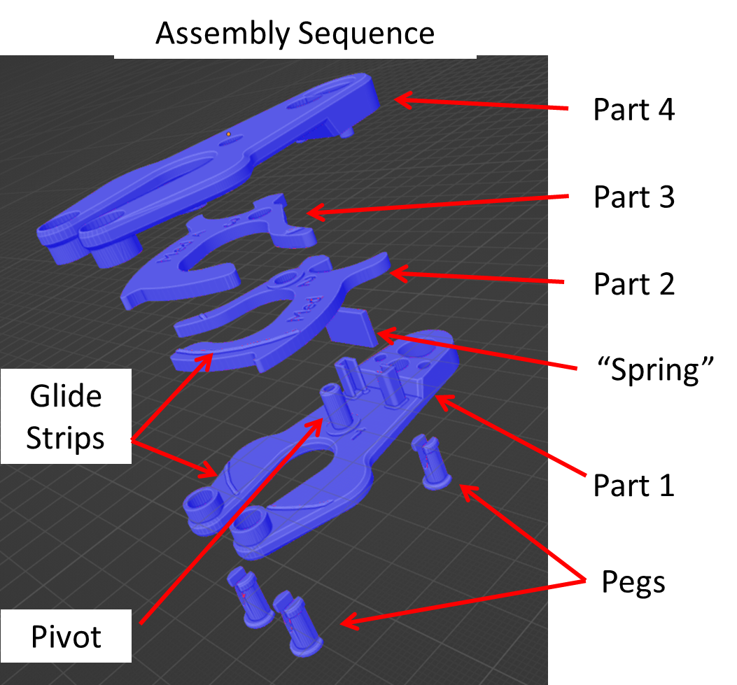 New Version 4 of Snap Clamp - Fully Printable - photo 2