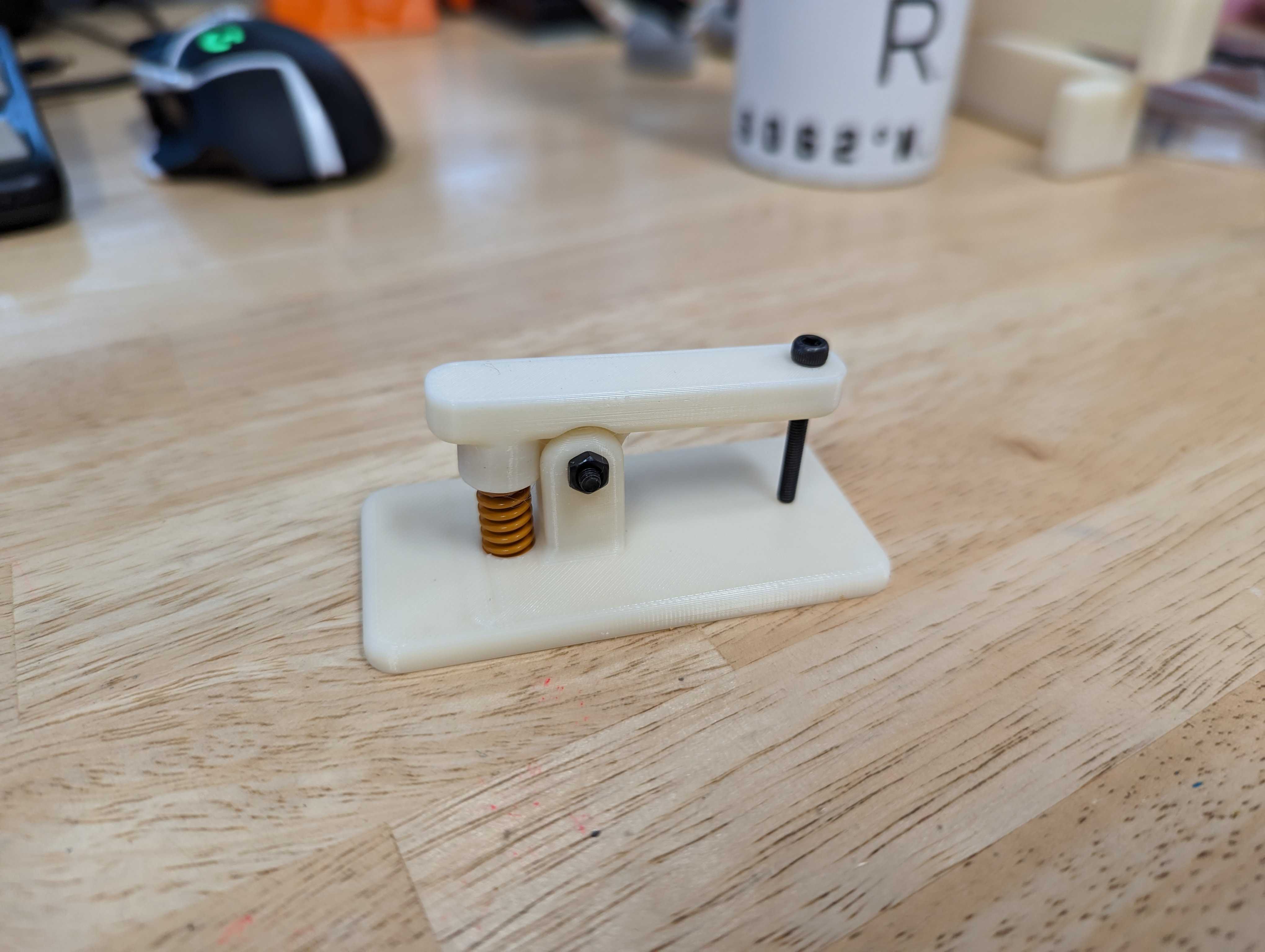 Soldering clamp larger base