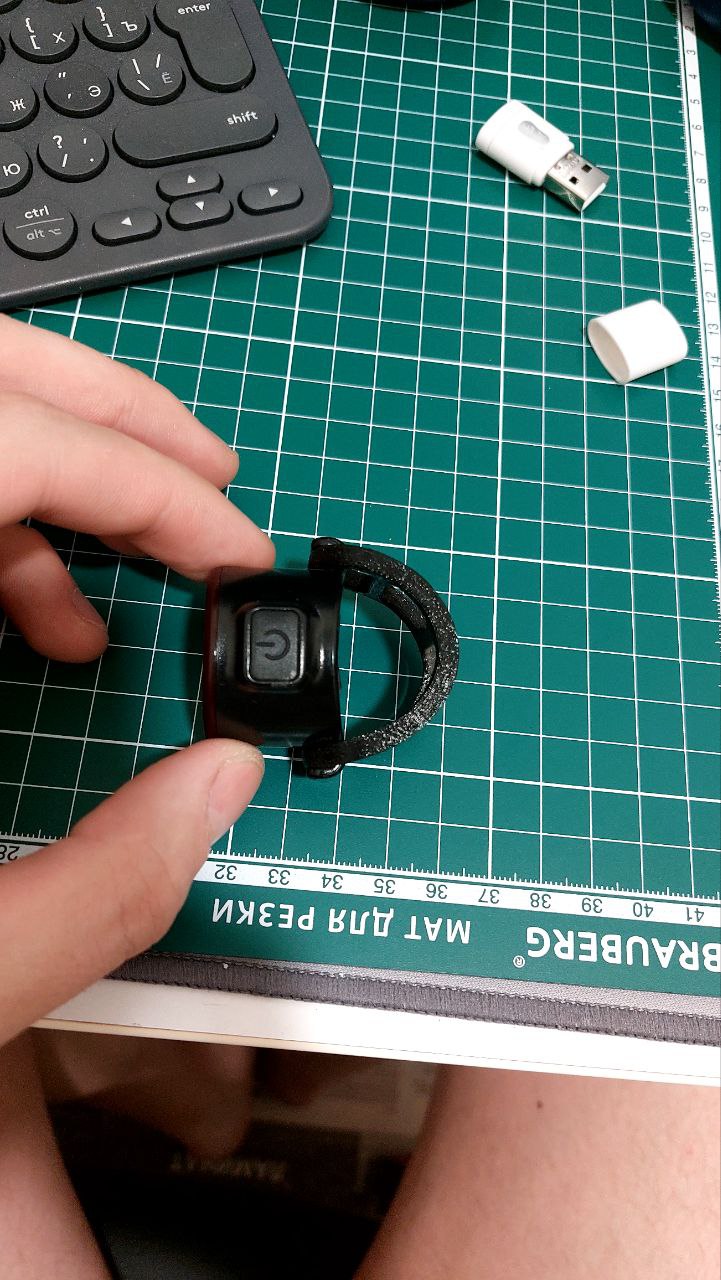 Rubber clamp for bicycle lamp - photo 2