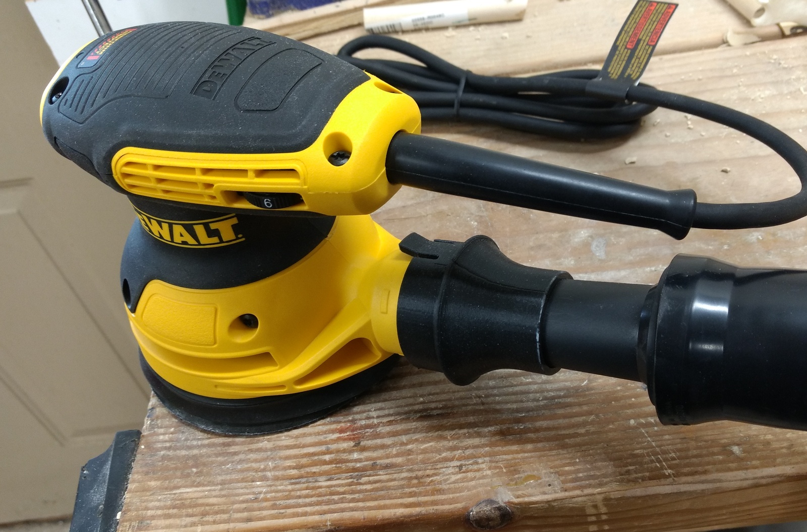 Dewalt palm sander to 1.25" vacuum adapter - photo 2
