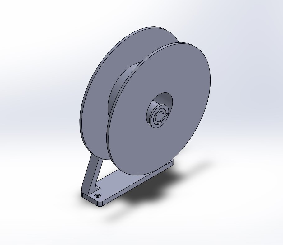 Spool Holder for shelf