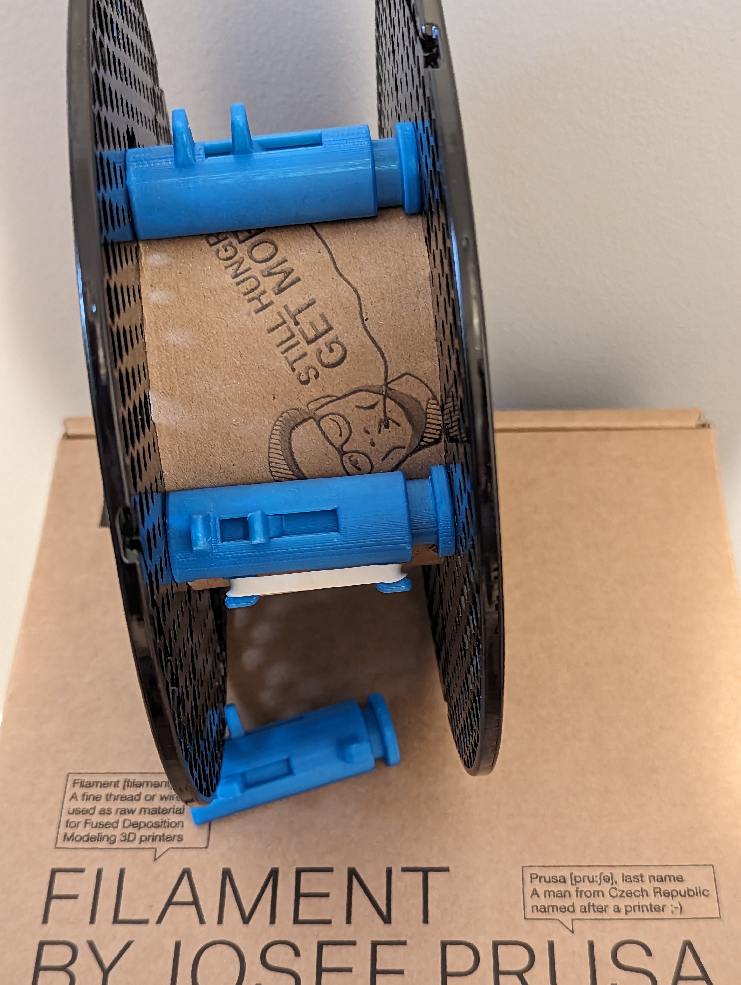 Spreader Clamp - Filament  Spool Clamp, print-in-place