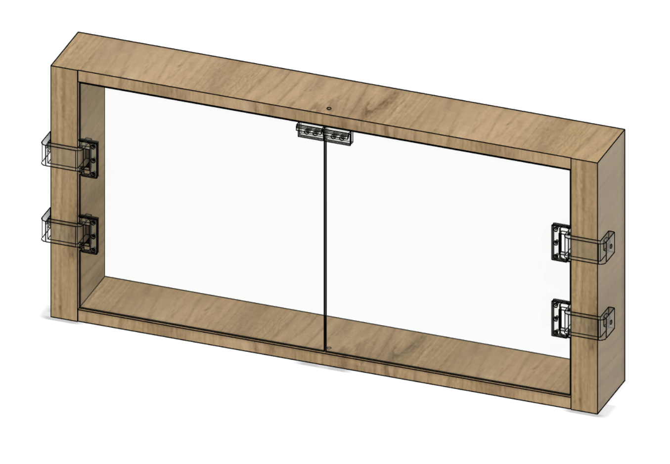 Clamp on Cabinet door for IKEA KALLAX