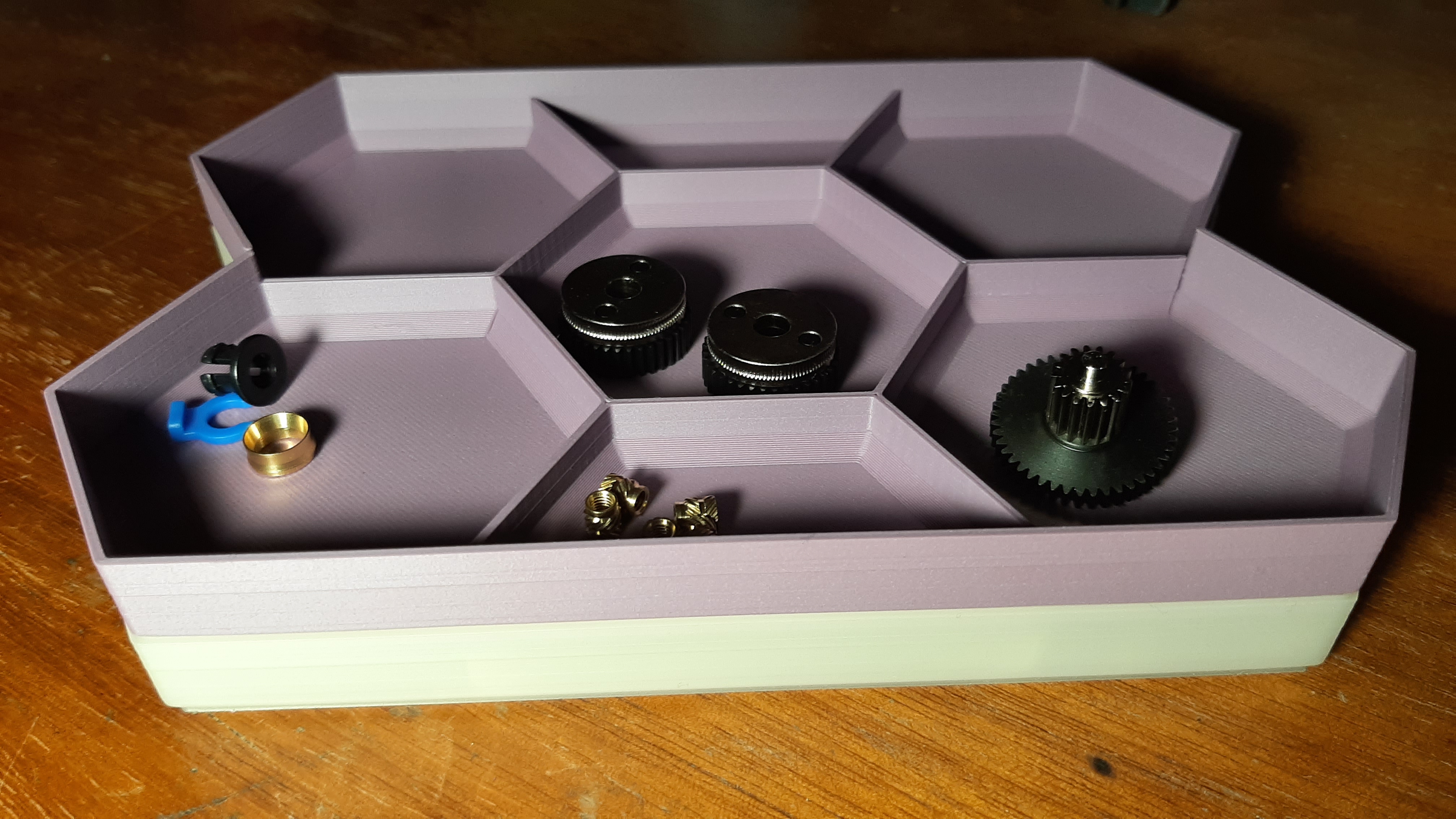 Vase mode stackable HexTray (60 mm hexagons) - photo 4