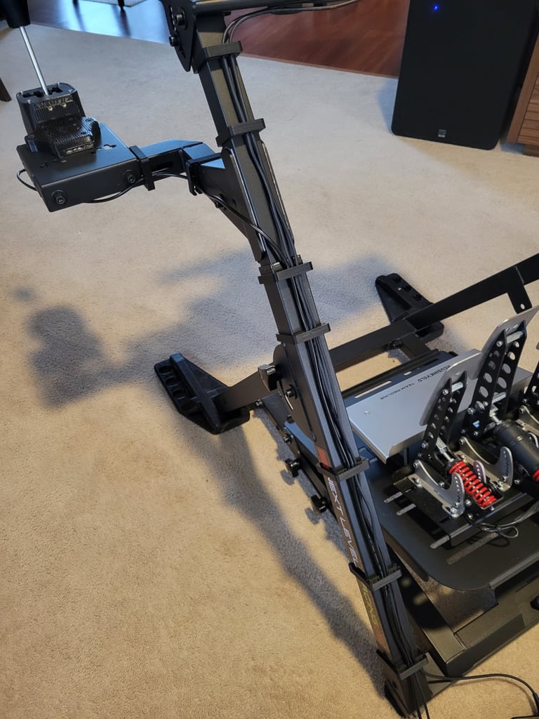 Cable Management Clips for Next Level Racing Wheel Stand 2.0