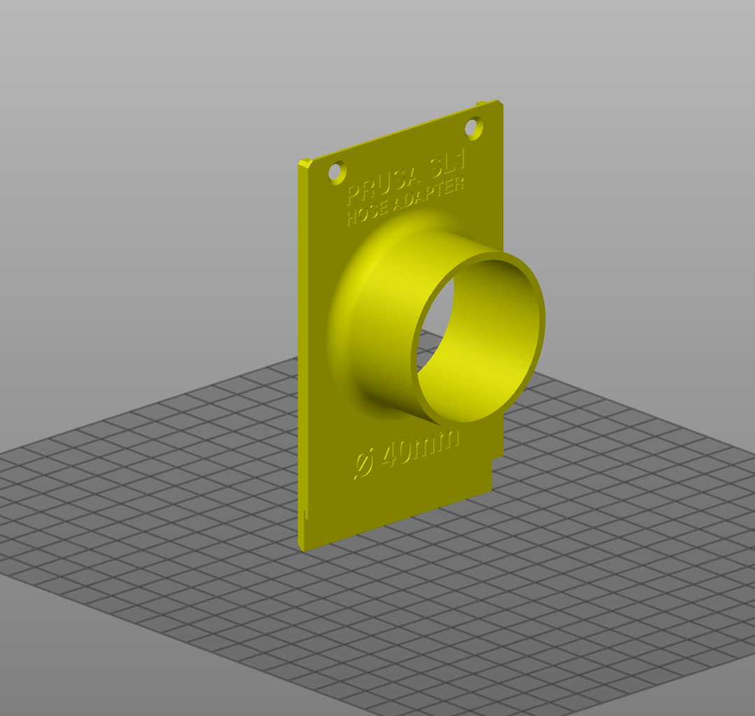 Filter hose adapter for SL1