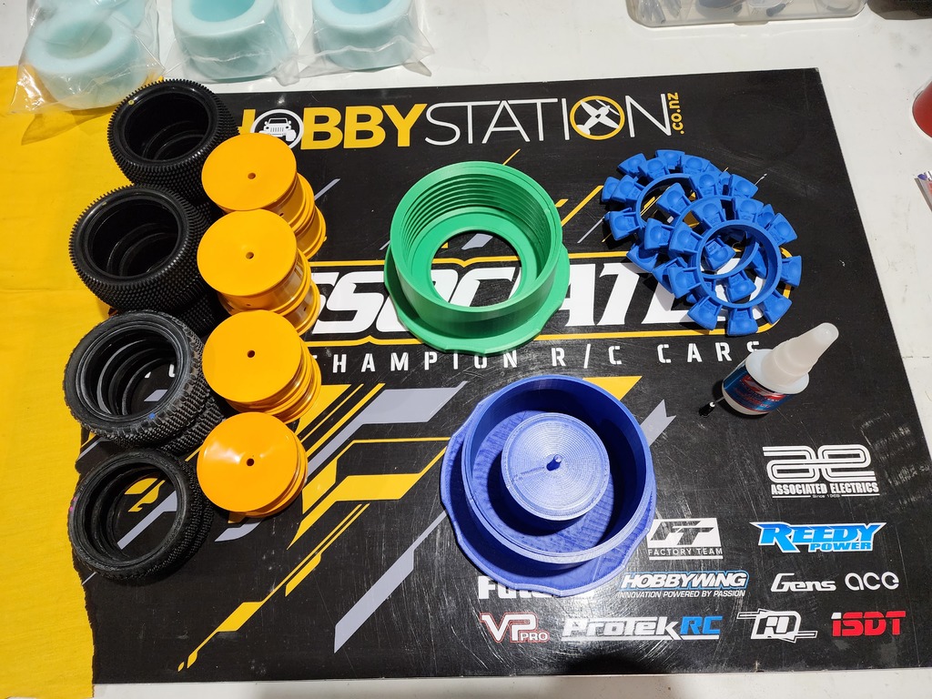 Tire Gluing Jig 1/10th Buggy Offroad - photo 2