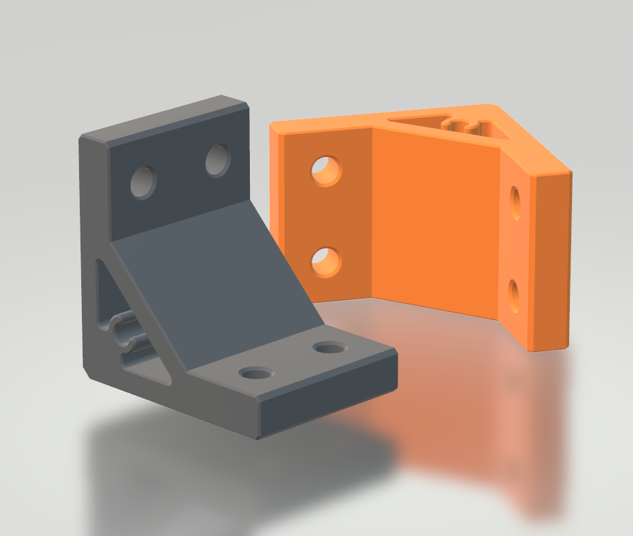 Sturdy 2040/4040 Extrusion Angle Bracket