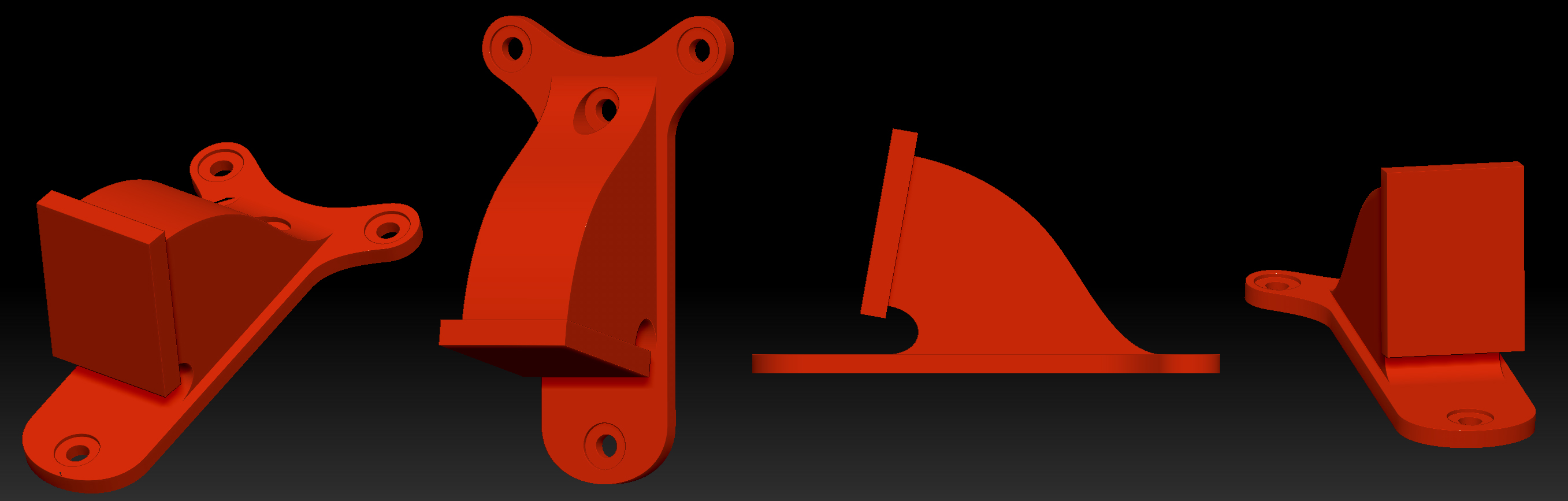 Adapter for the original prusa spool holder. (For enclosure mod) - photo 4