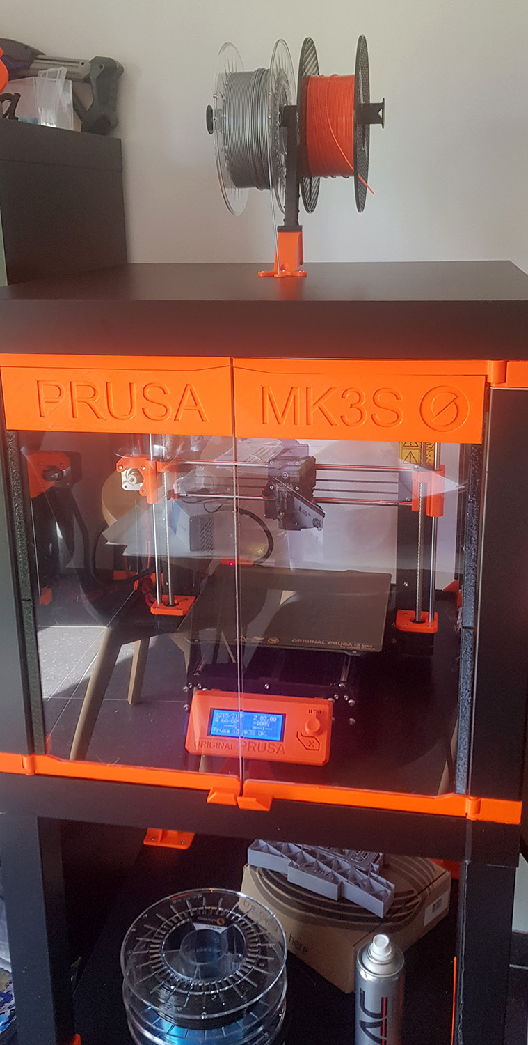 Adapter for the original prusa spool holder. (For enclosure mod) - photo 3