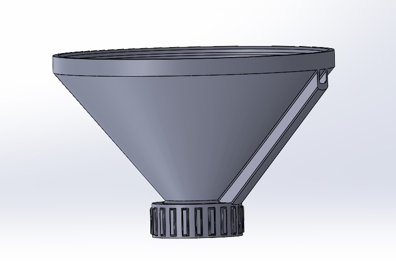 Funnel for PET Bottle with tunnel for escaping air - photo 3