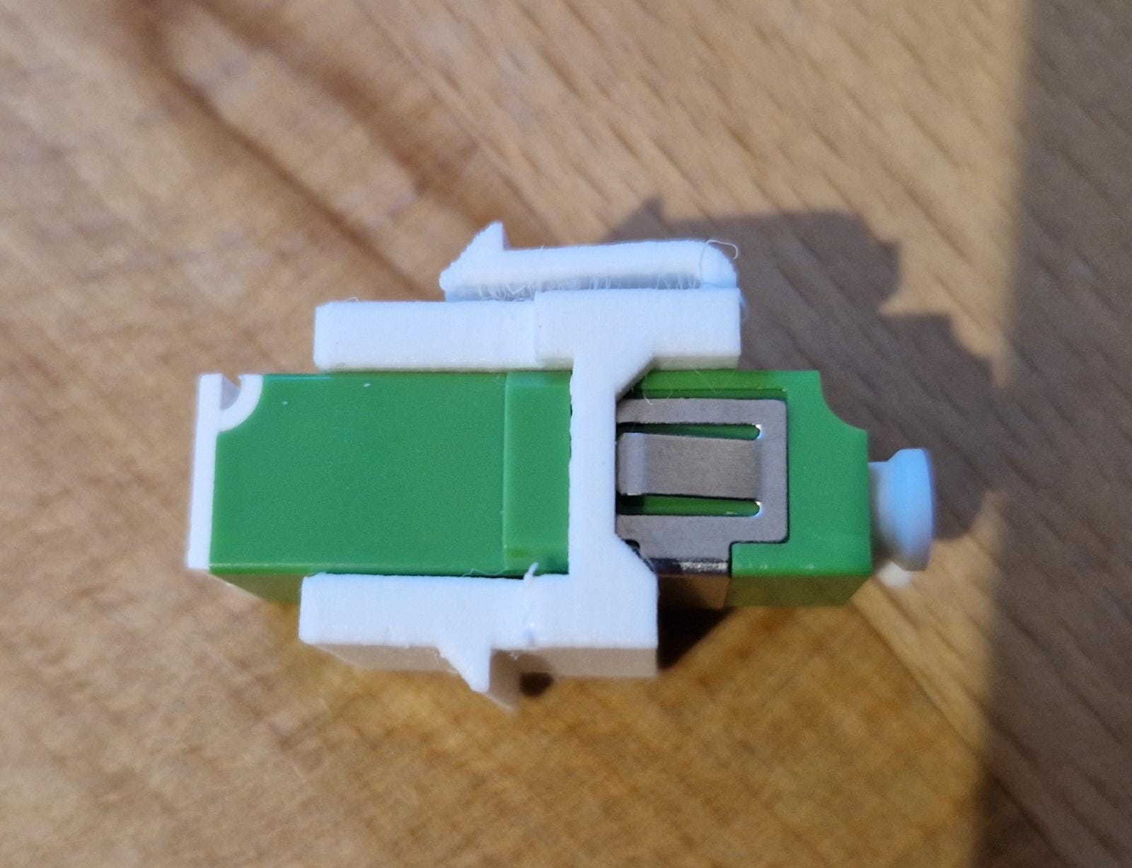 Keystone to fiber SC/LC converter reverse mount - photo 4