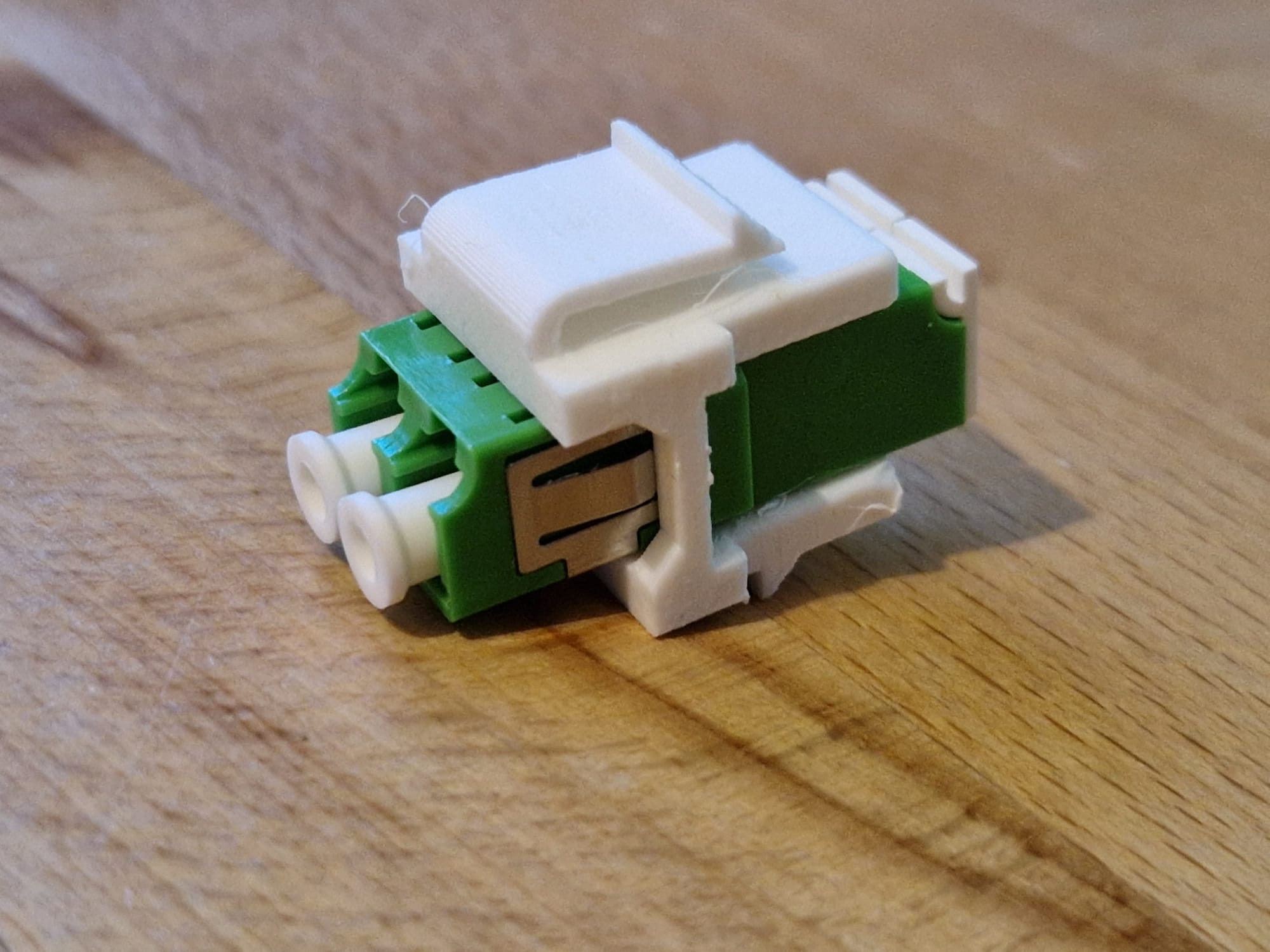 Keystone to fiber SC/LC converter reverse mount - photo 3