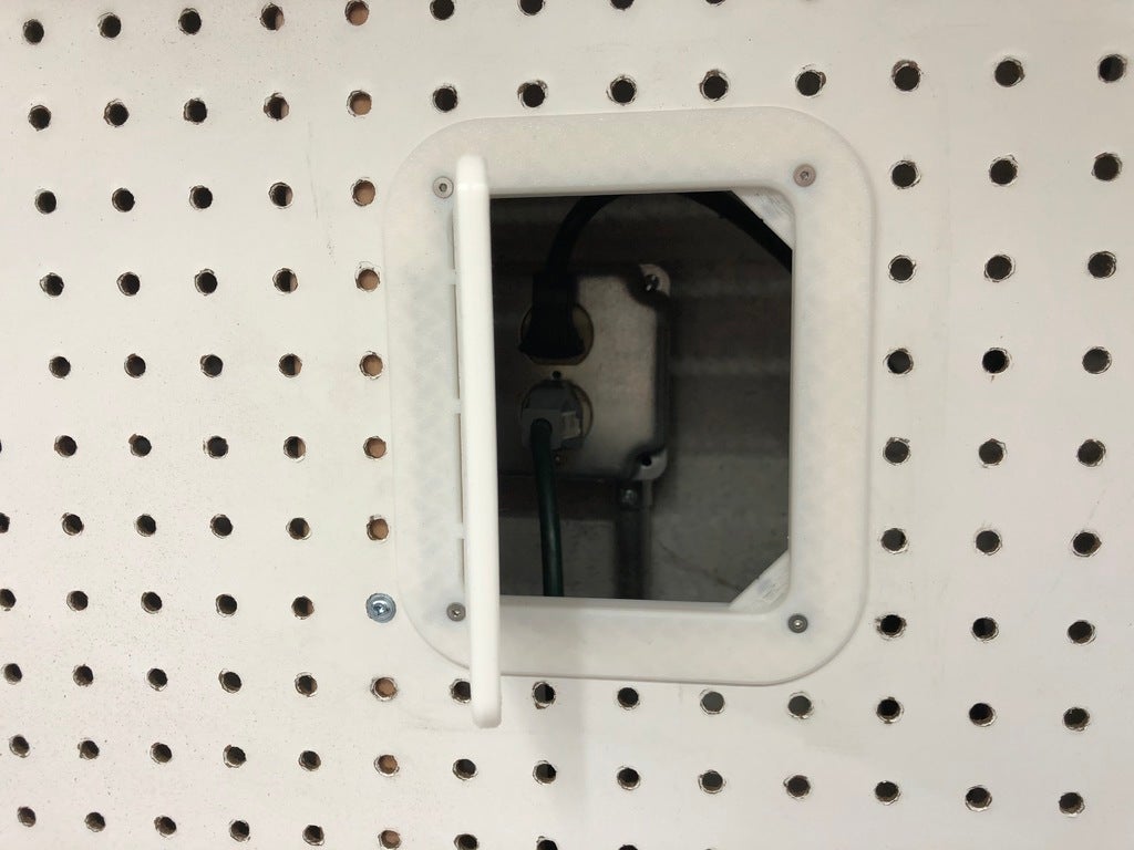 Print-in-place pegboard access door - photo 3