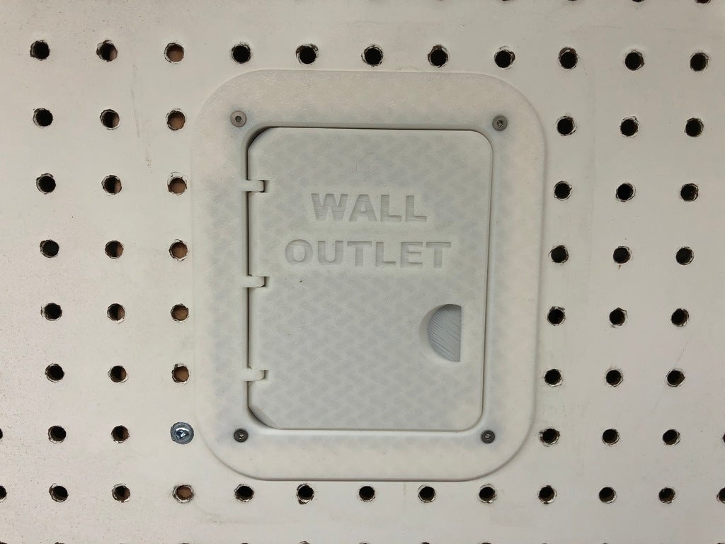 Print-in-place pegboard access door - photo 4