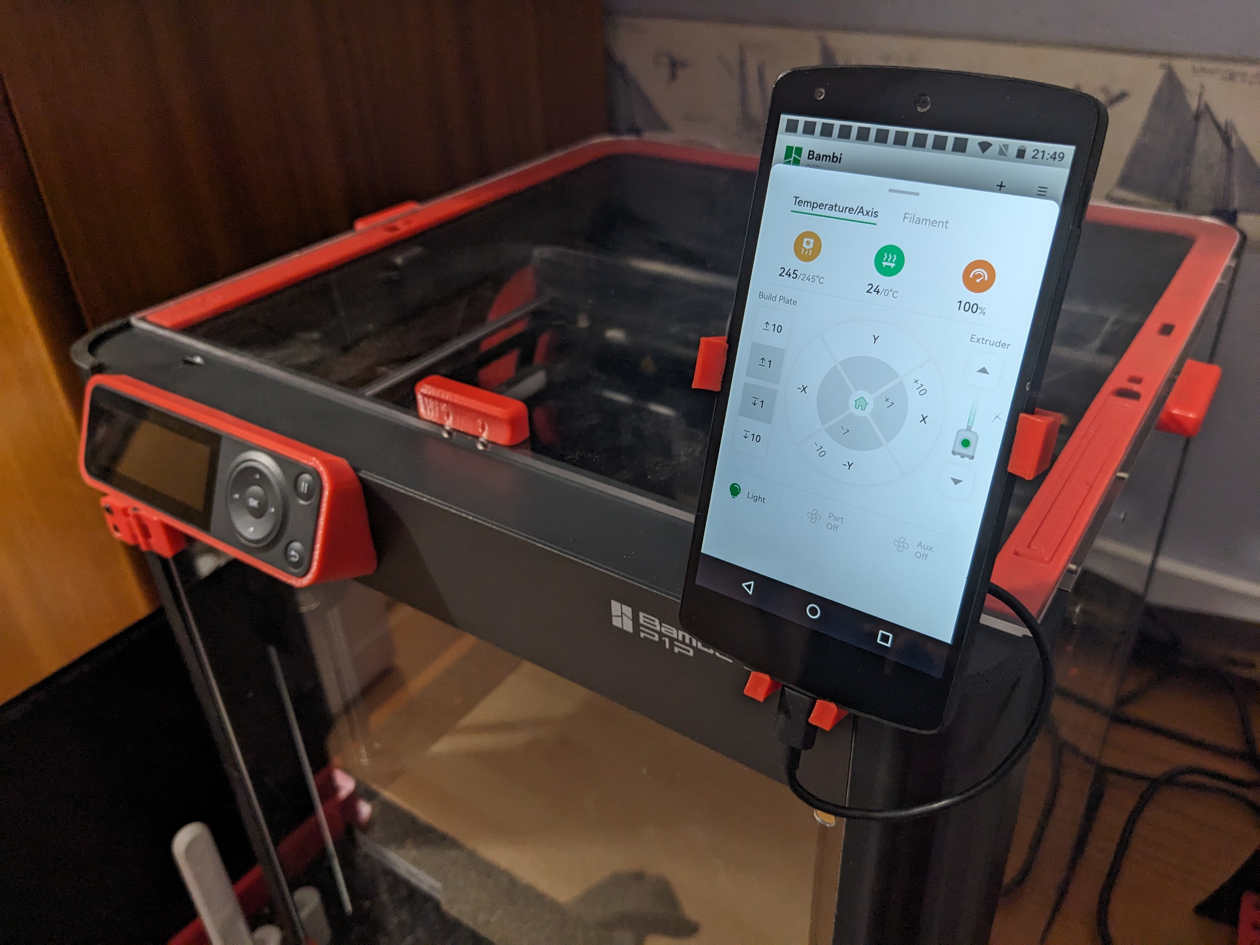 Bambu Labs P1P P1S phone mount - photo 2