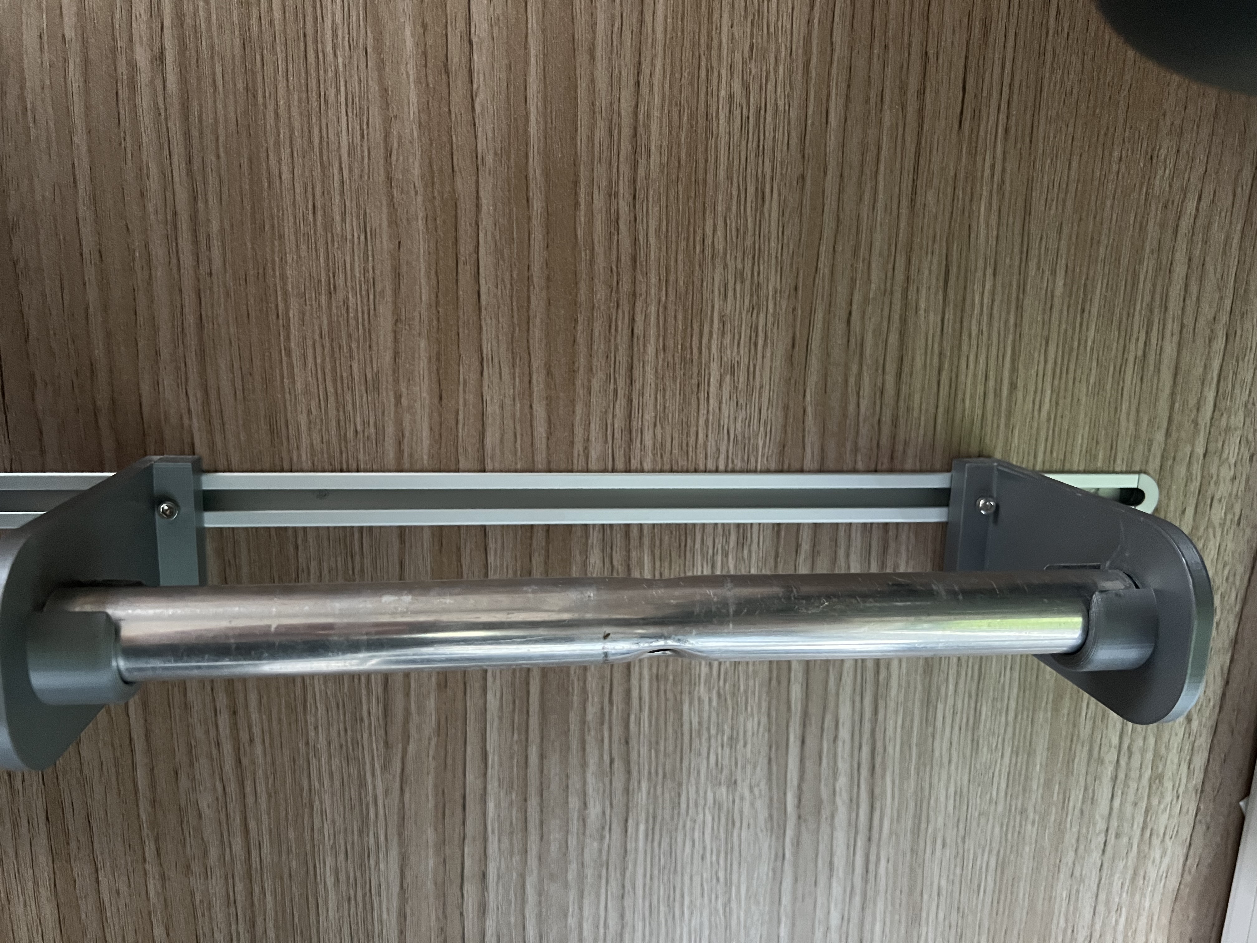 Kitchen roll holder which uses the T slots in the kitchen of a Carado or other Motor Home with similar slots. - photo 2