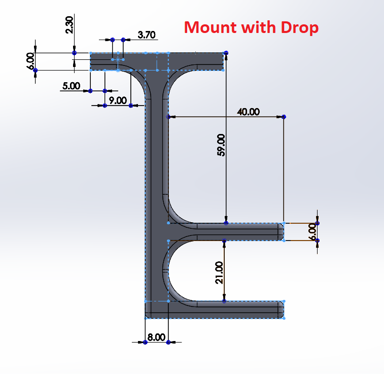 3-Piece Under Desk Dual Laptop Mount - photo 3