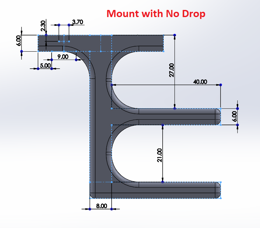 3-Piece Under Desk Dual Laptop Mount - photo 2