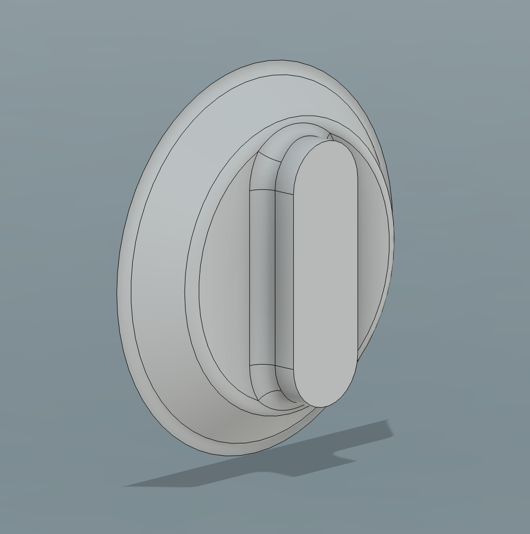 Skadis T-Clip negative hole