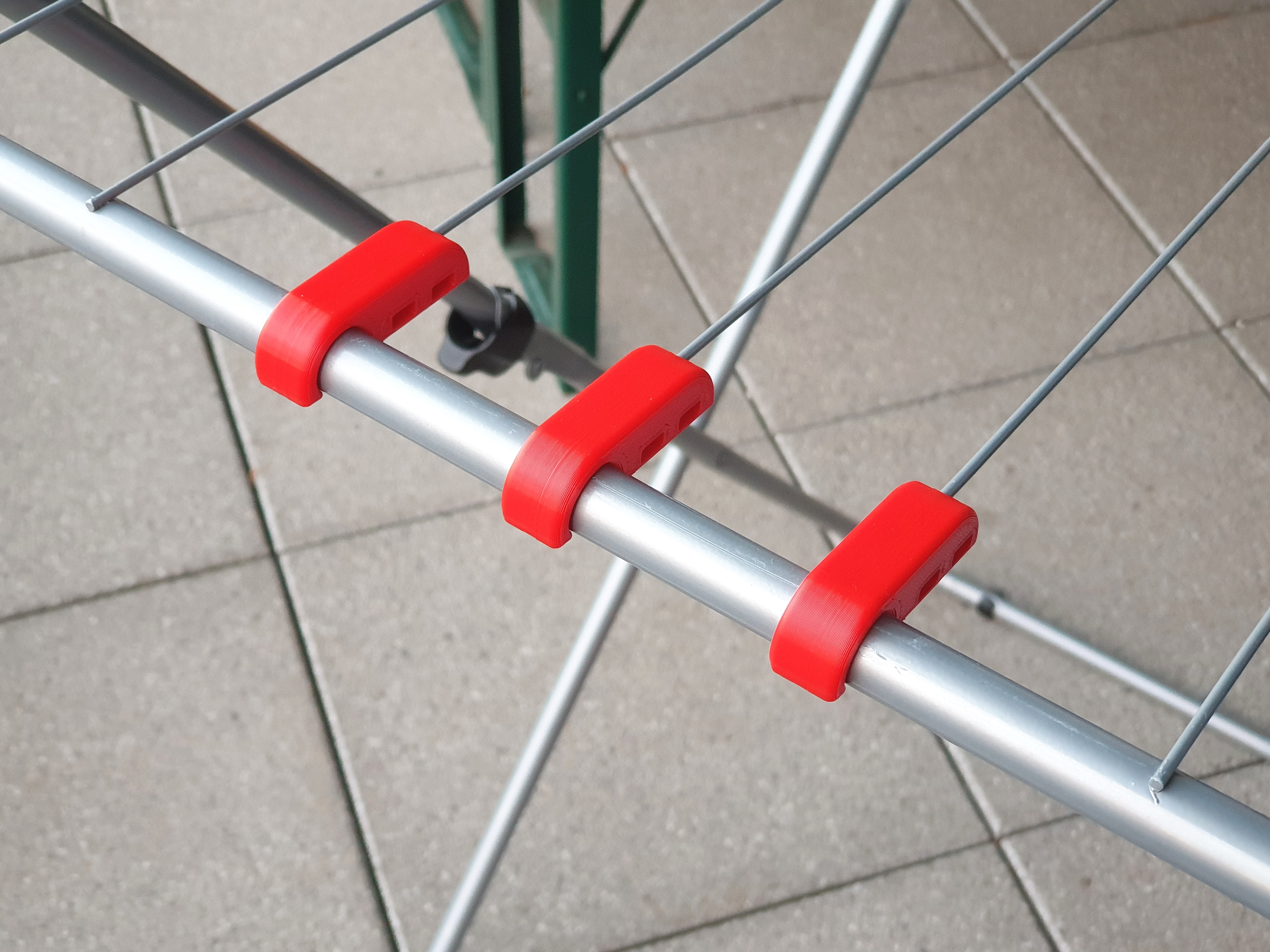 Drying rack wire repair clip (for 14mm tubes) - photo 2