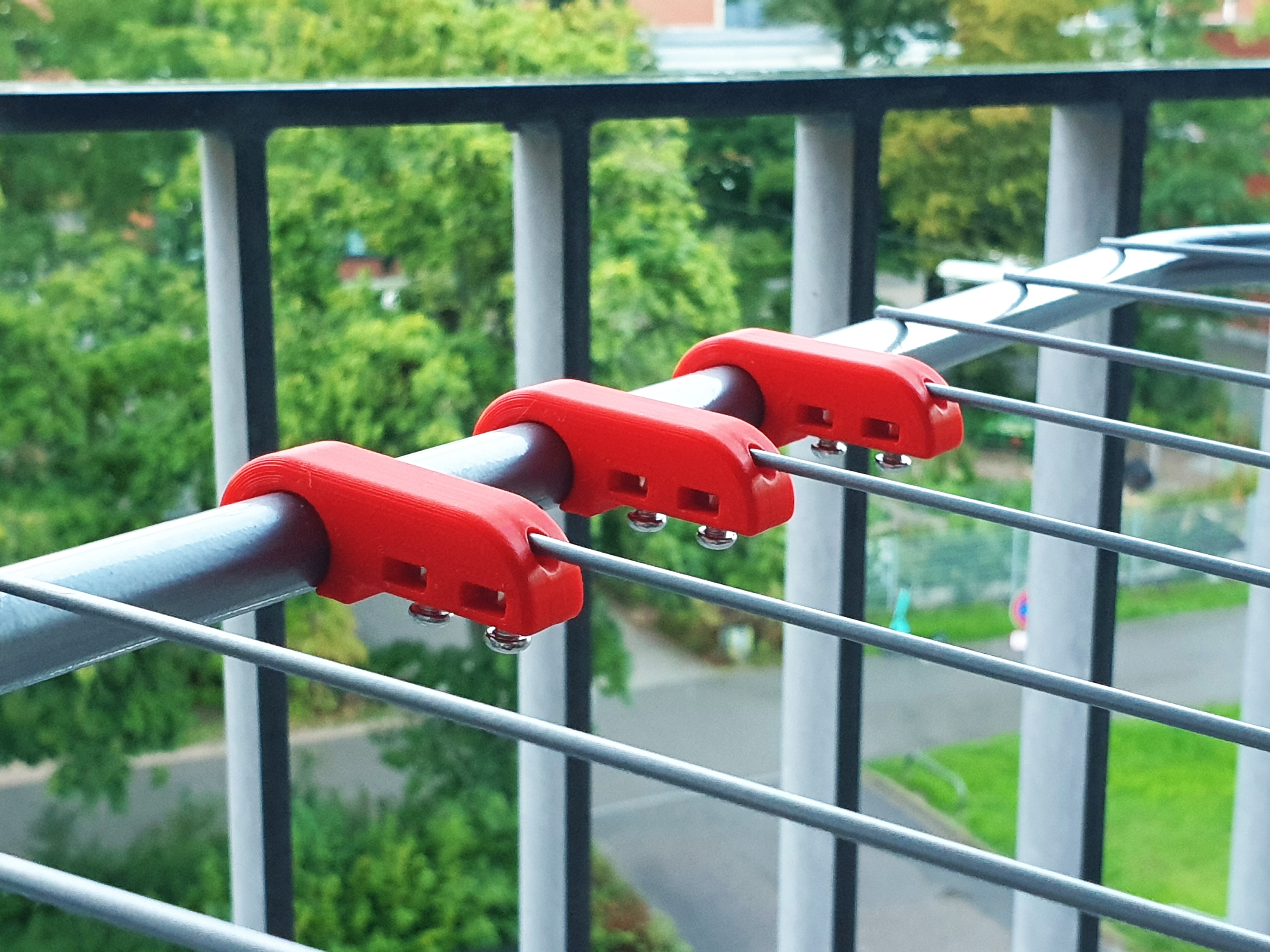 Drying rack wire repair clip (for 14mm tubes)