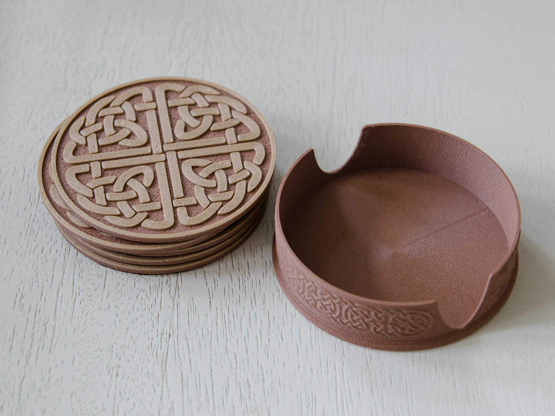 Celtic Coaster and Holder - photo 4