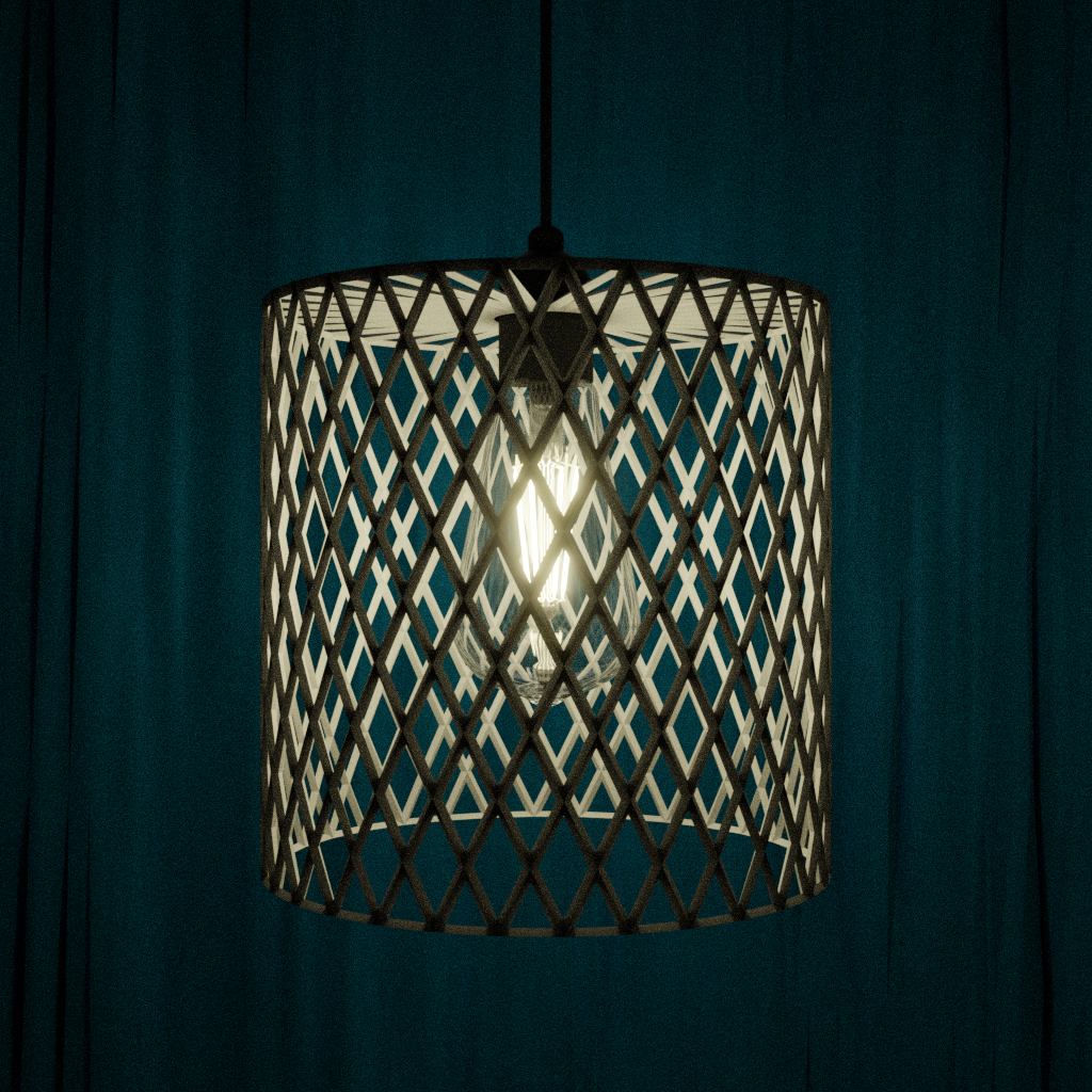 Hangable lamp shade