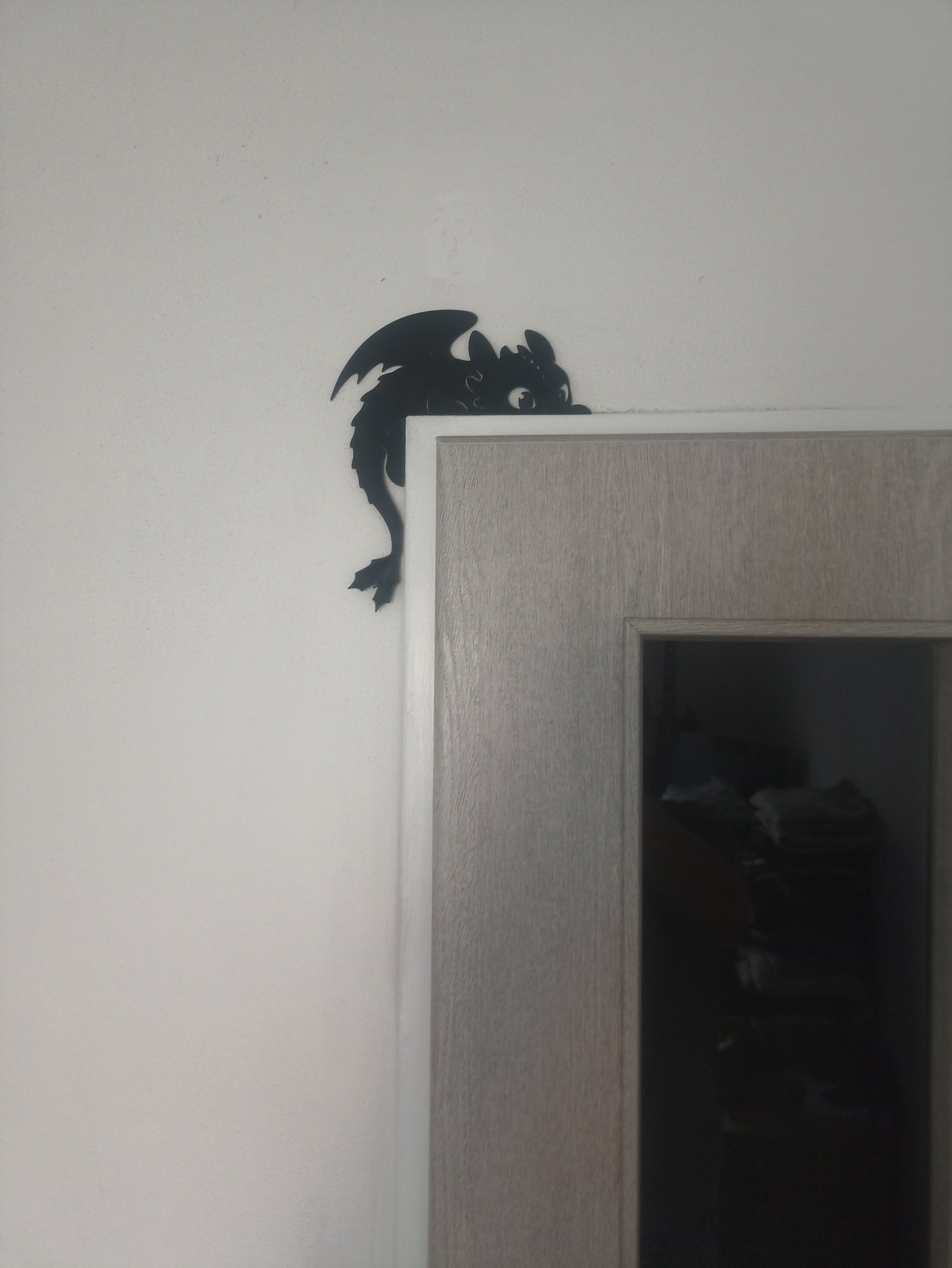 Night Fury Toothless door decor. - photo 4