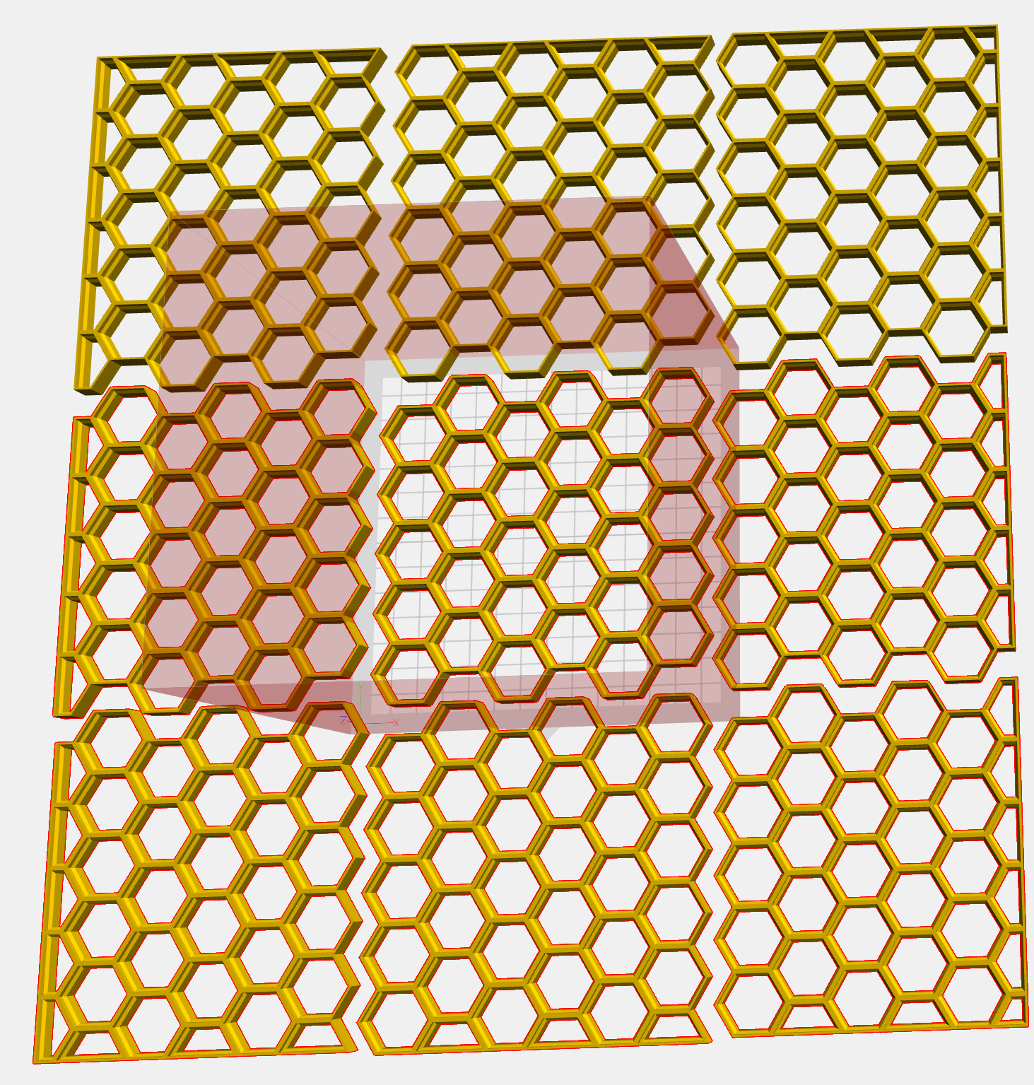 [HSW] Honeycomb Storage Wall