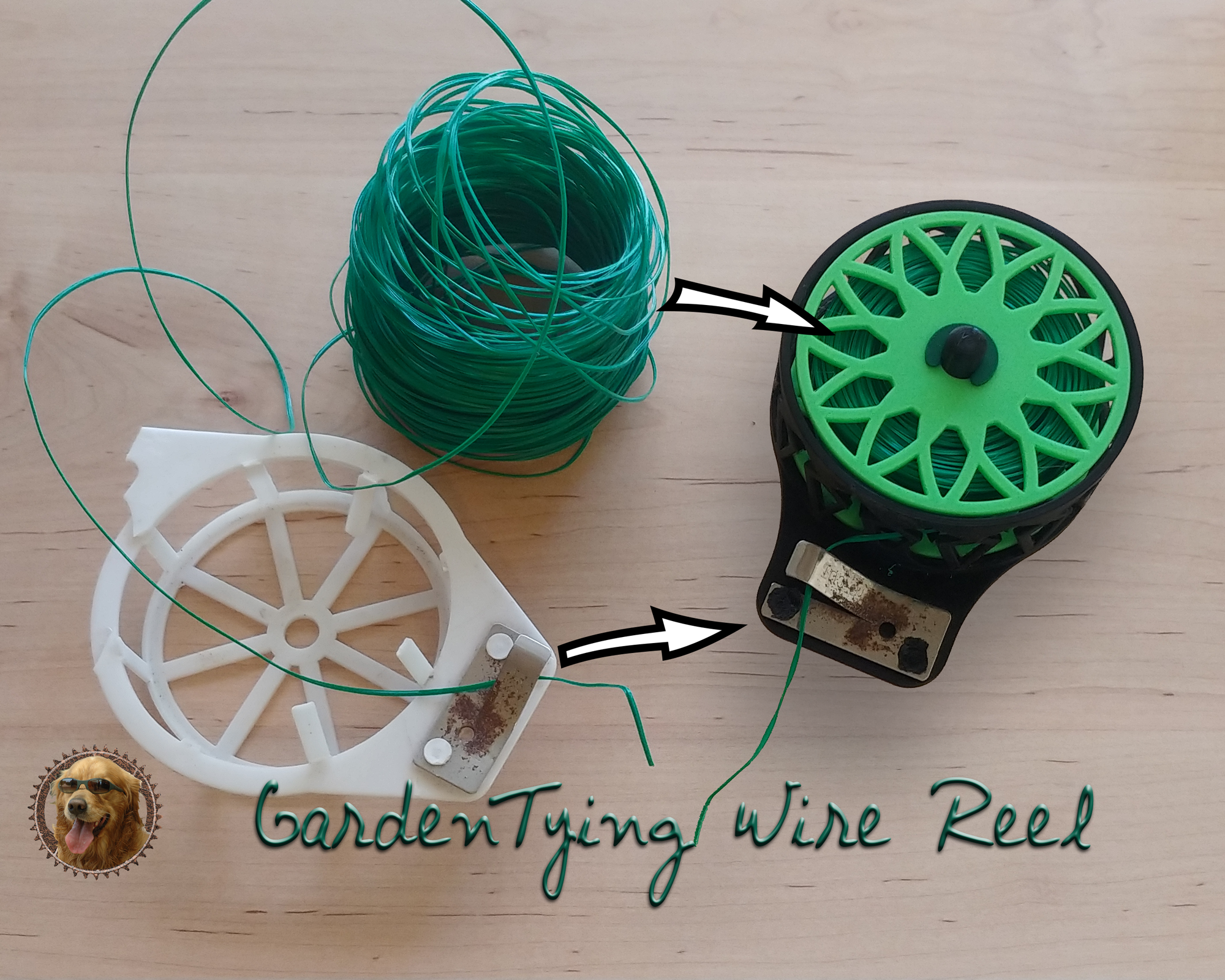 Garden Tying Wire Reel