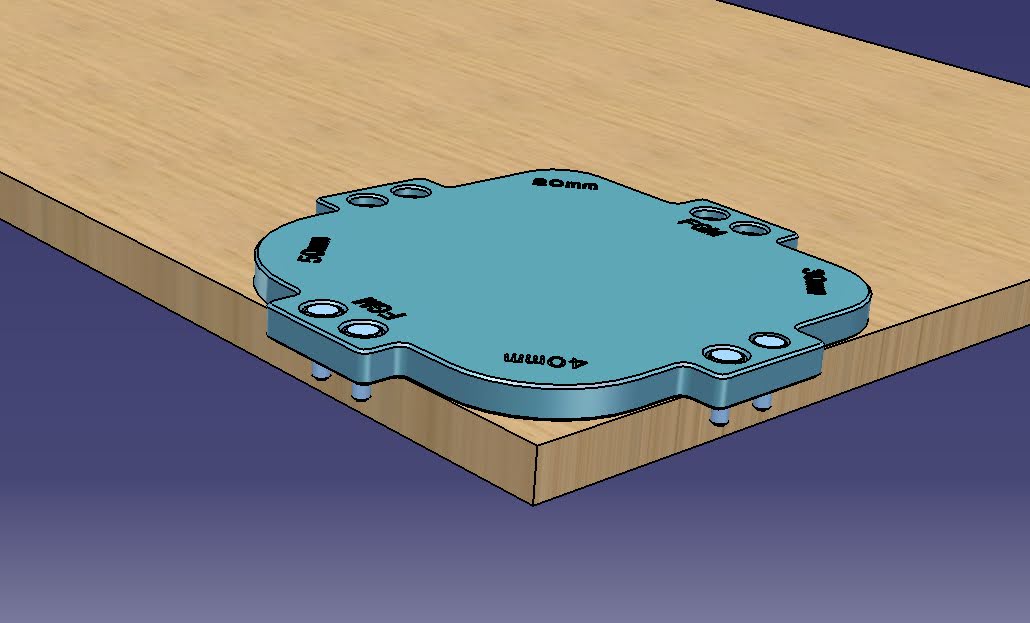 Router corner Jig (4 in 1 corner tamplate)