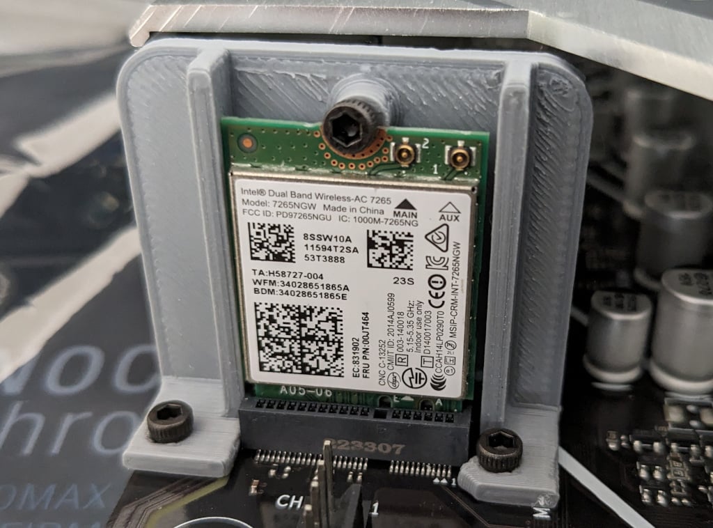 Asus Prime X670-P vertical M.2 Key E bracket - photo 2