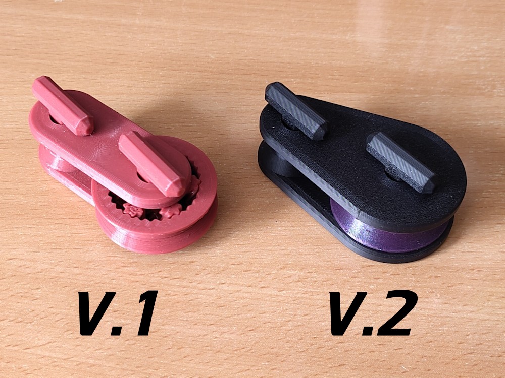 pulley / snatch block with planetary gear bearing v2
