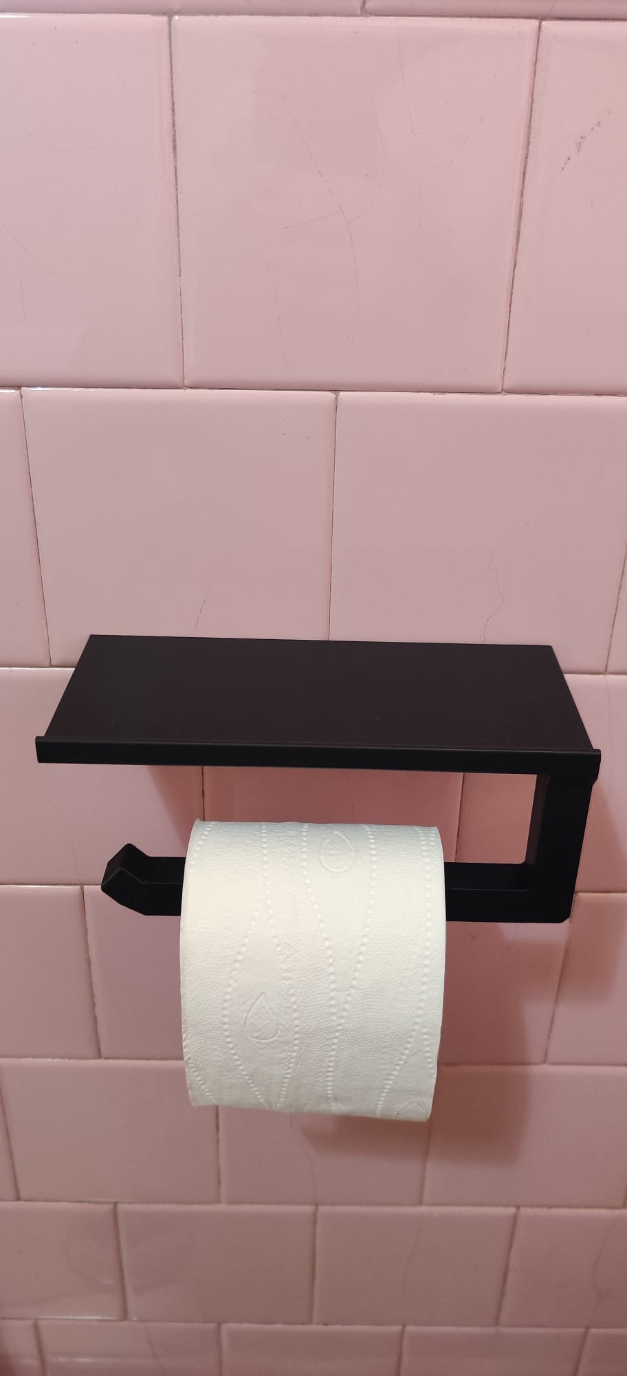 bathroom toilet paper shelf - suporte rolo de papel wc - photo 2