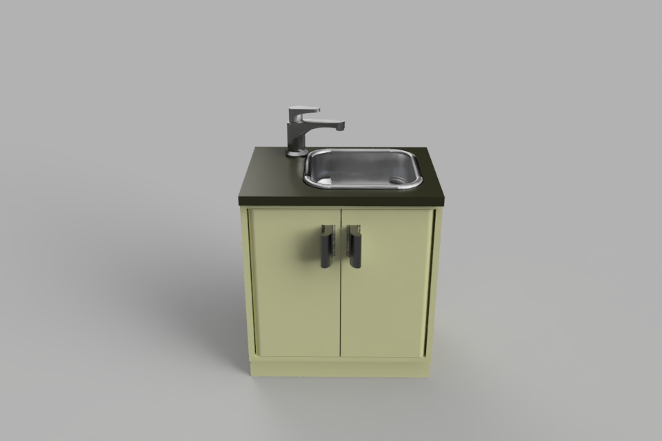 Doll House Kitchen Sink 1:12