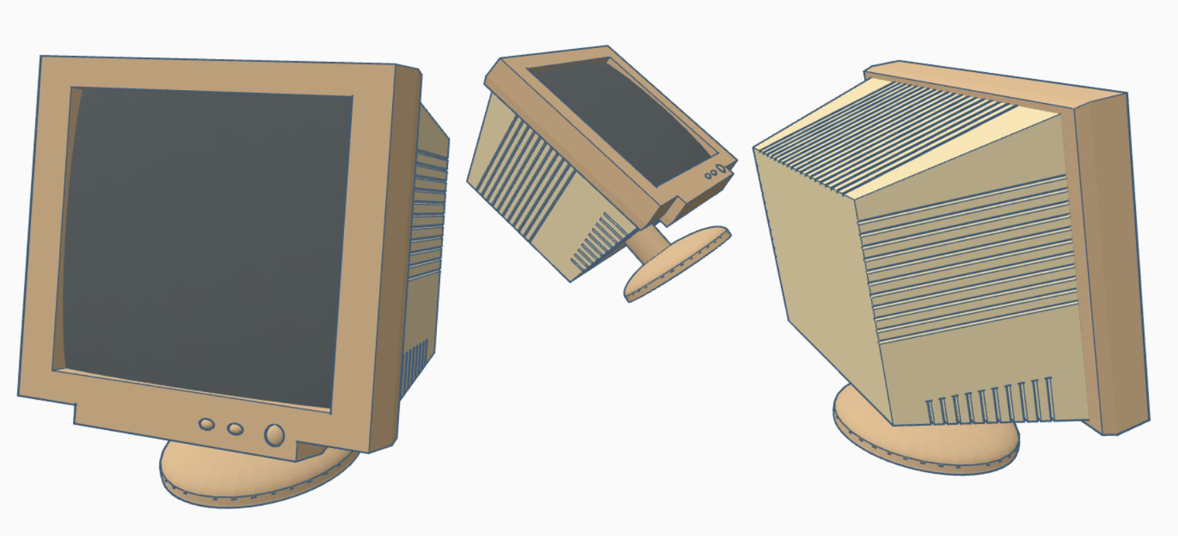 Miniature Oldschool PC Monitor - photo 2