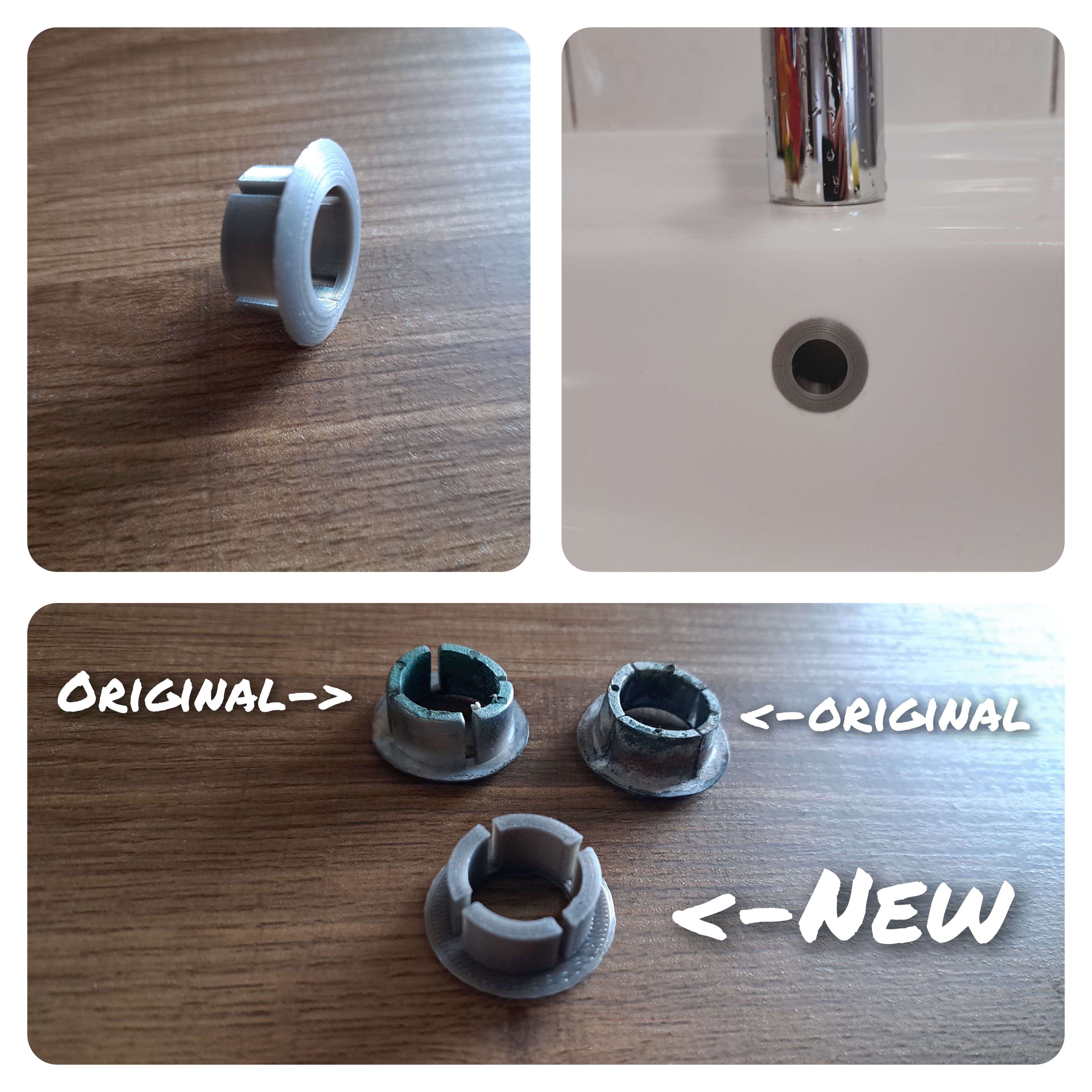 Bathroom Sink Overflow Ring