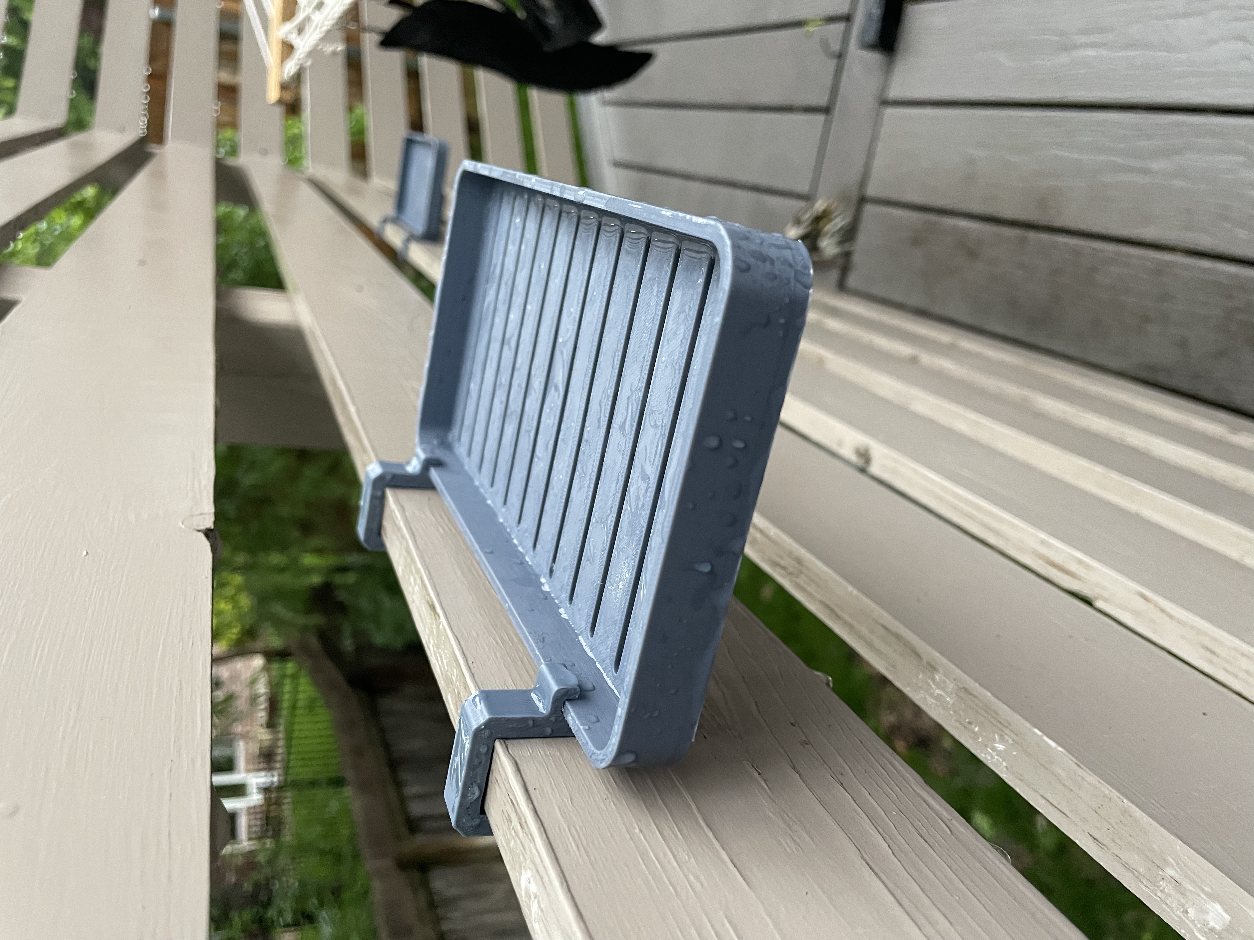 Slotted Tray with Hanging Bracket