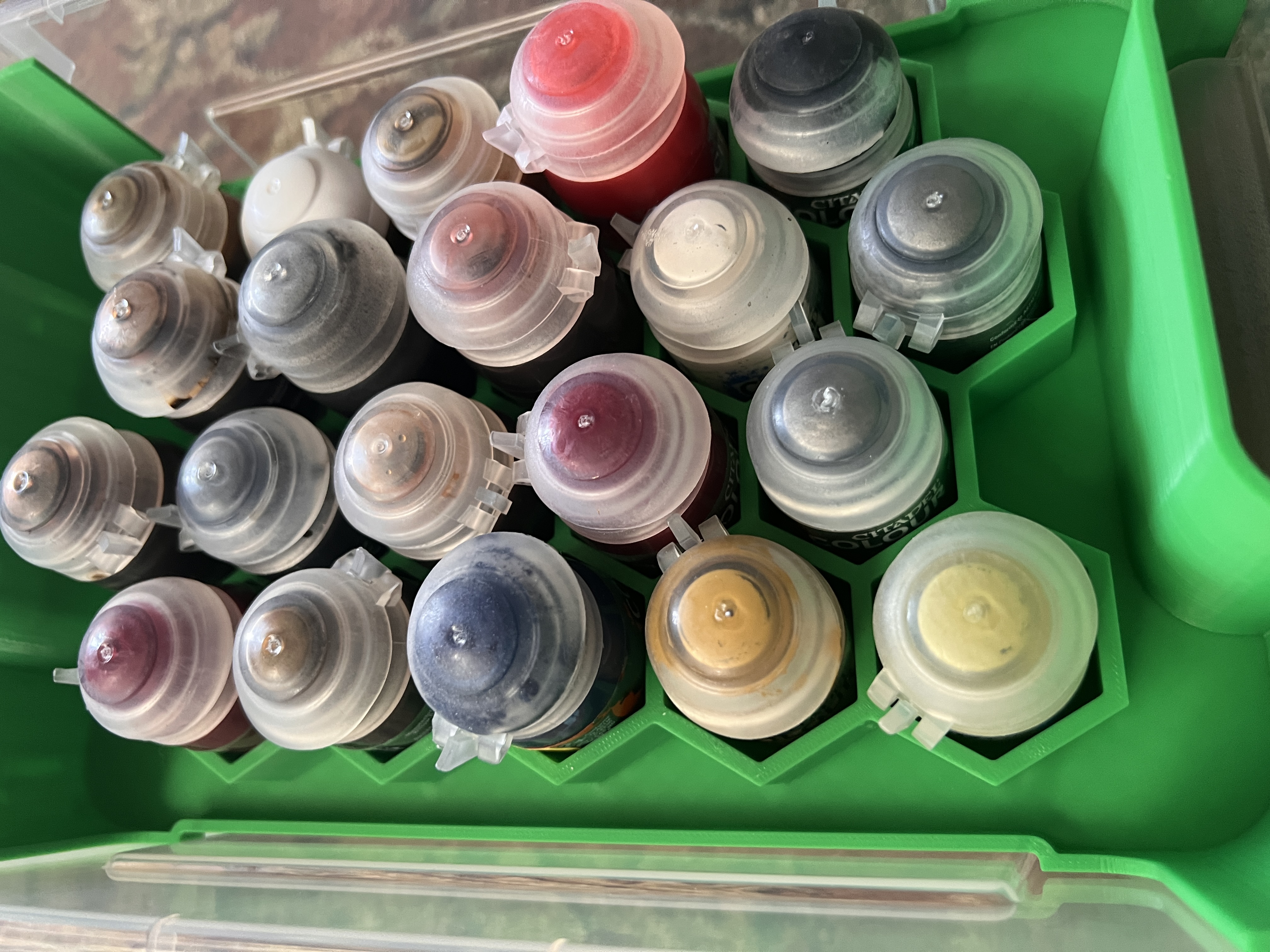 Hobby paint pot (Citadel) storage for Ikea Samla - photo 3