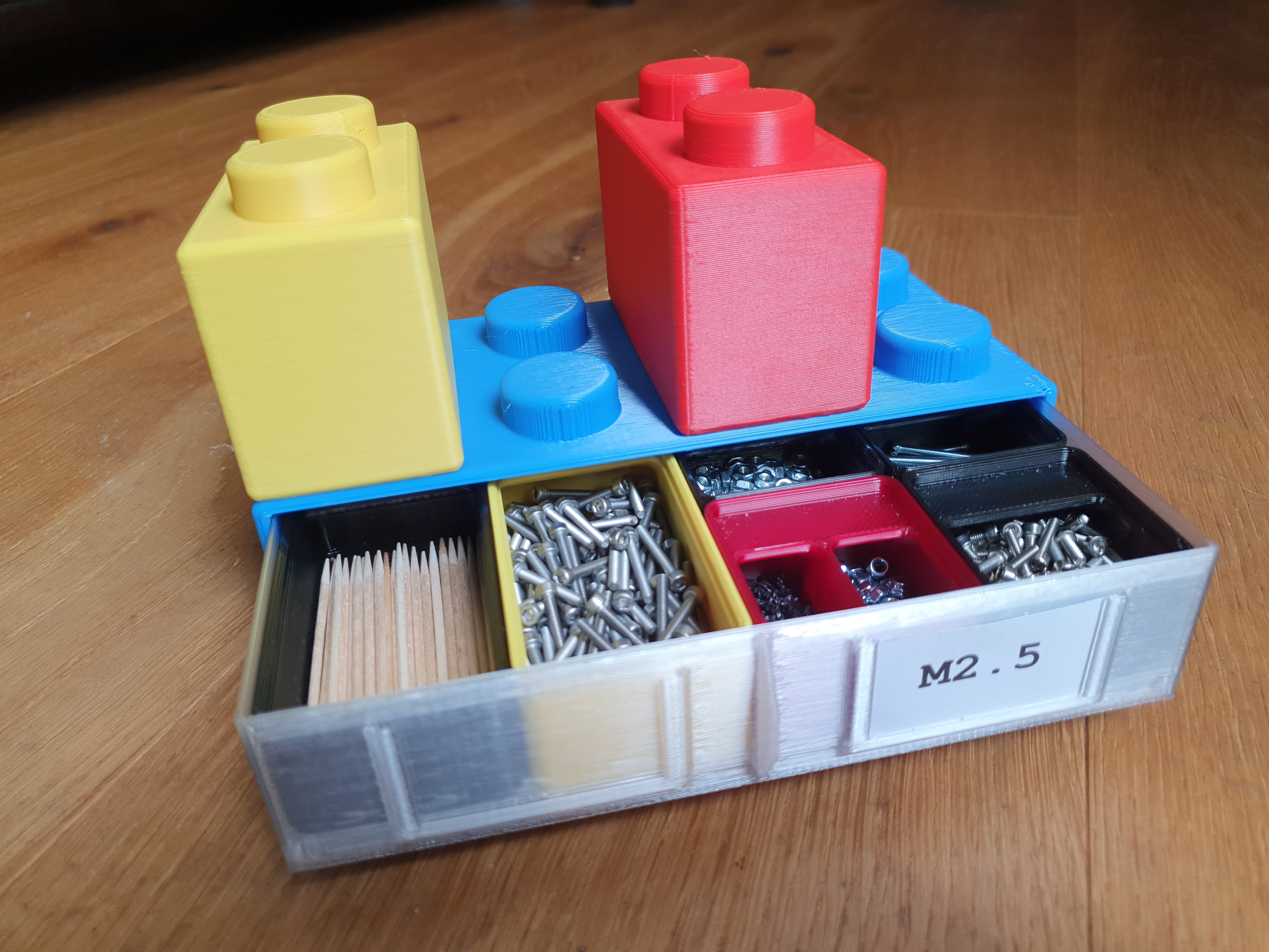 stackable gridfinity lego brick drawer - photo 2