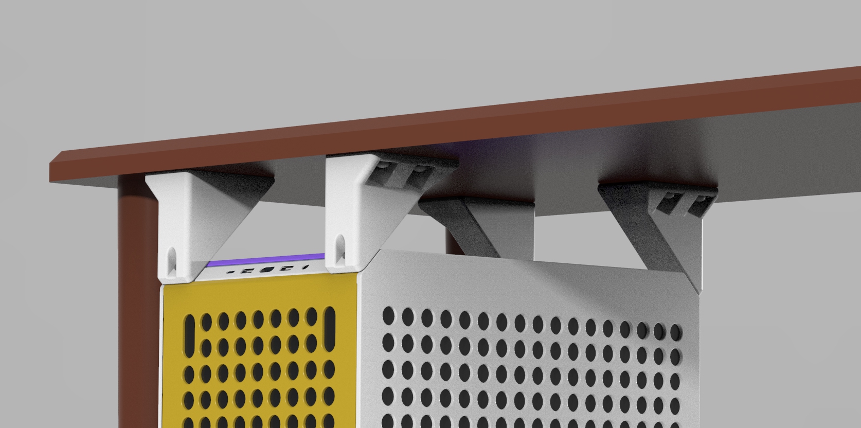 Under Desk Mounting Brackets - QUBE 500 - photo 4